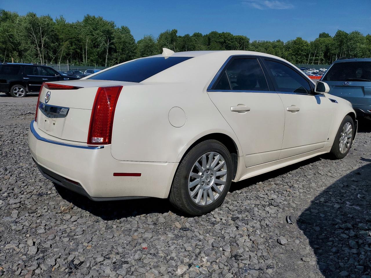 2012 Cadillac Cts Luxury Collection White vin: 1G6DG5E56C0120889