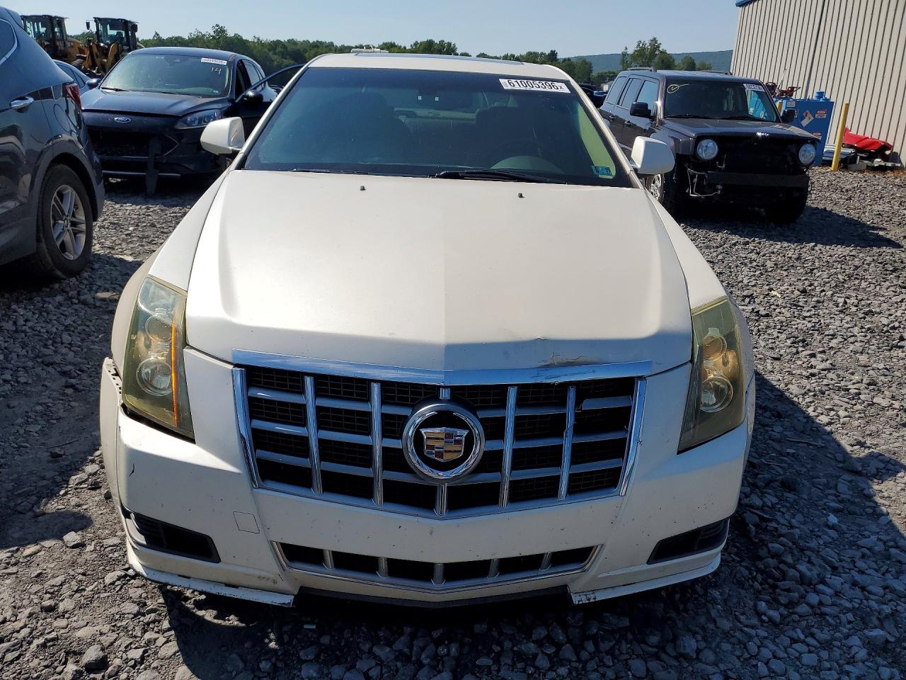 2012 Cadillac Cts Luxury Collection White vin: 1G6DG5E56C0120889