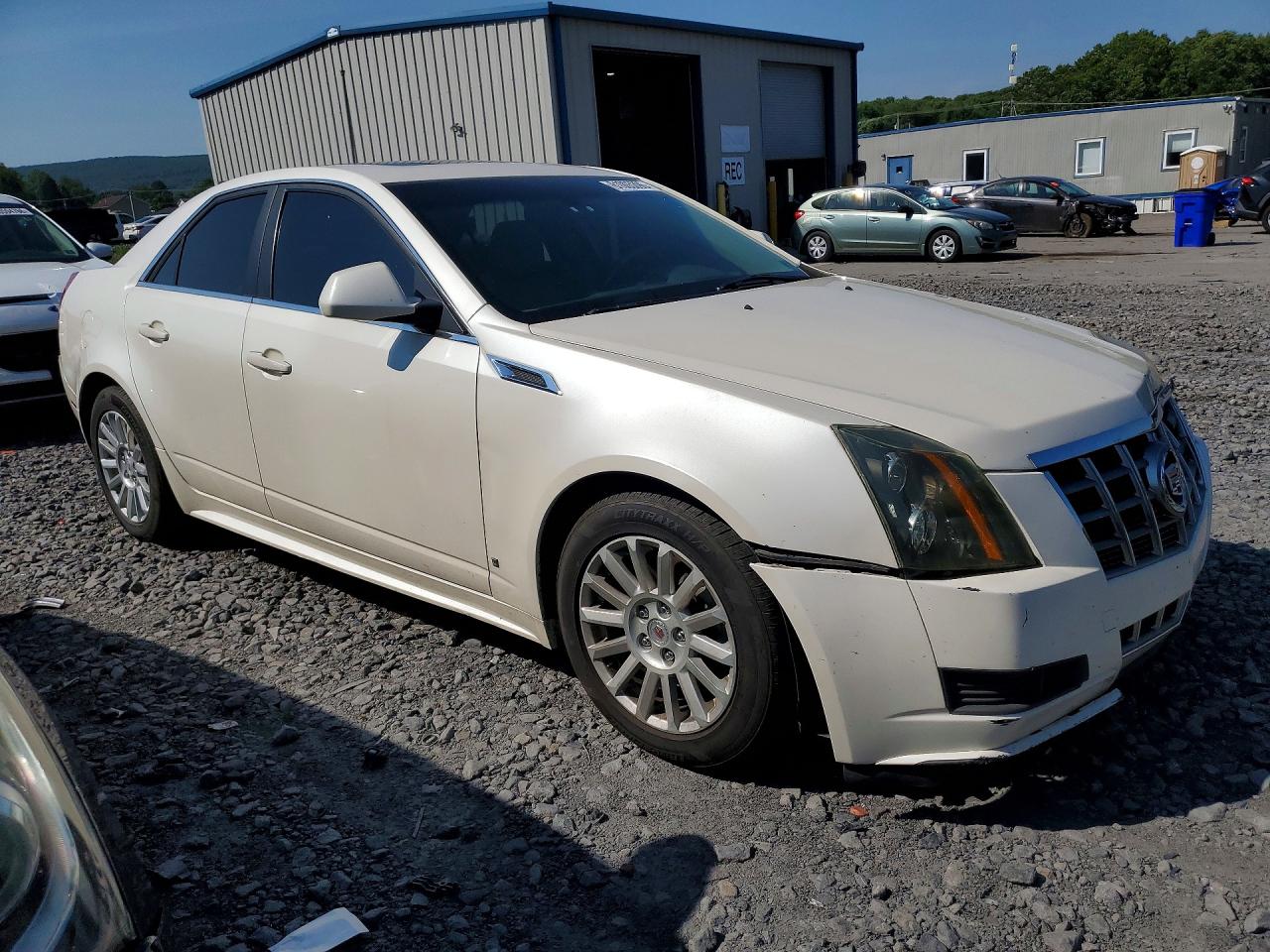 2012 Cadillac Cts Luxury Collection White vin: 1G6DG5E56C0120889
