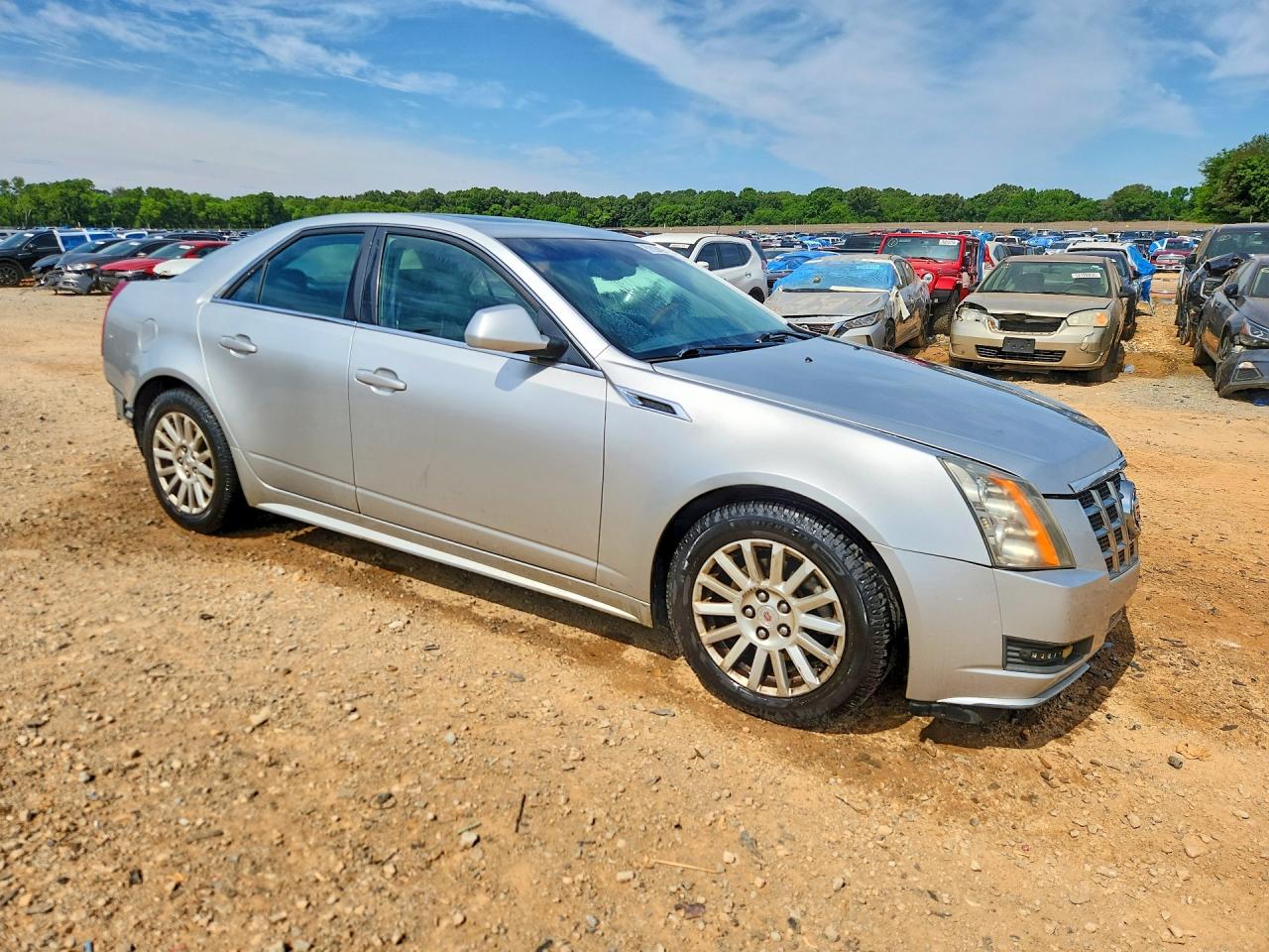 2013 Cadillac Cts Luxury Collection Silver vin: 1G6DG5E56D0119369