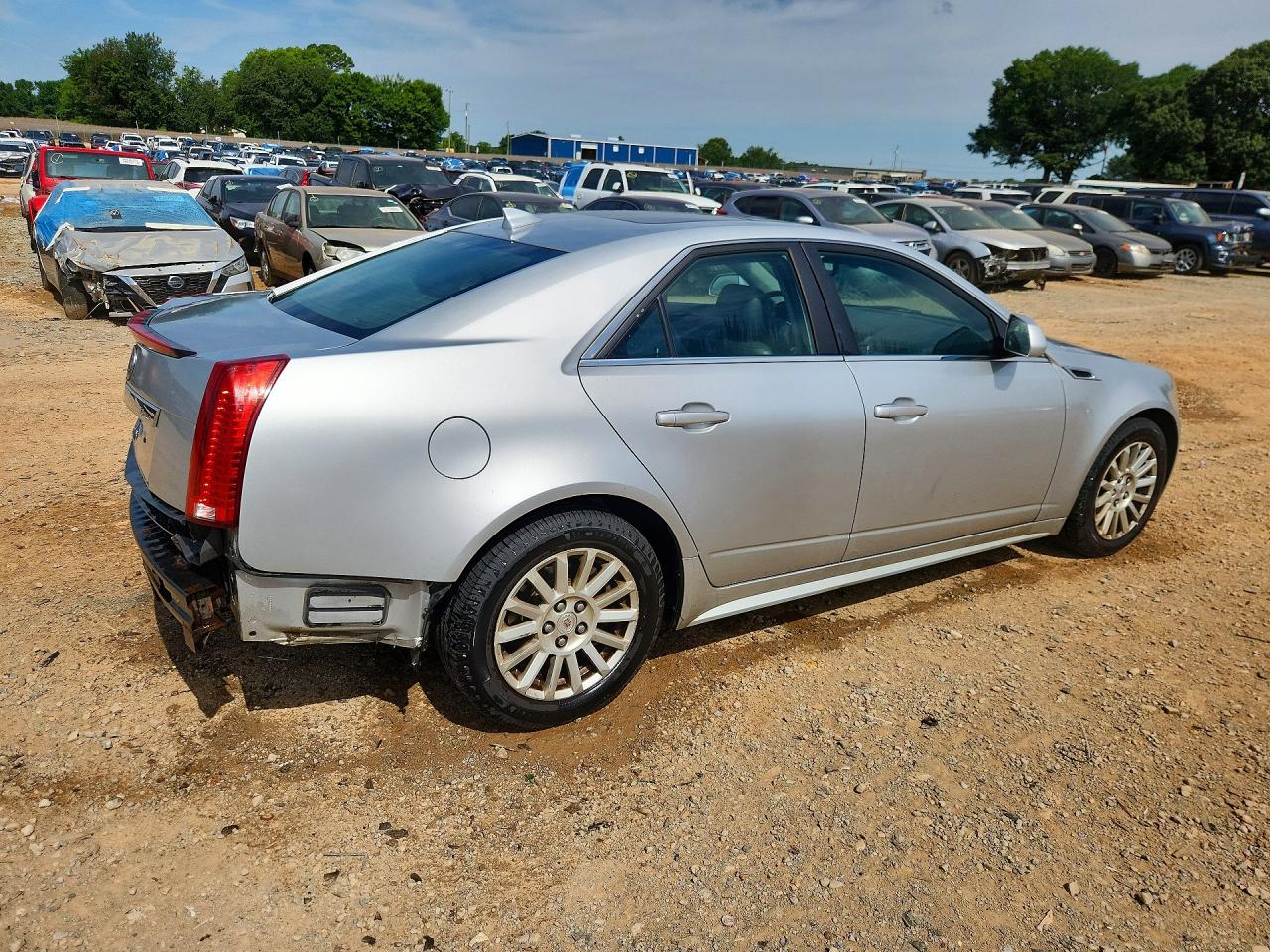 2013 Cadillac Cts Luxury Collection Silver vin: 1G6DG5E56D0119369
