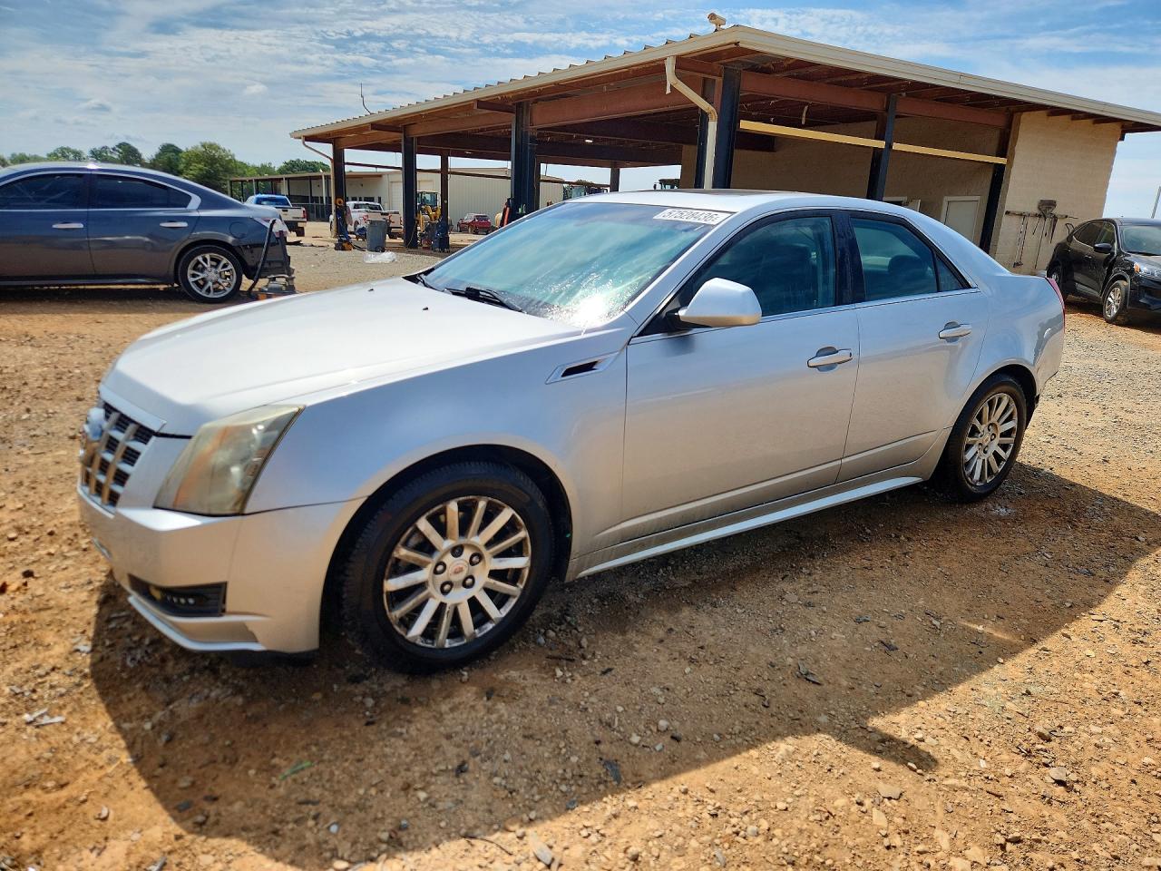 2013 Cadillac Cts Luxury Collection Silver vin: 1G6DG5E56D0119369
