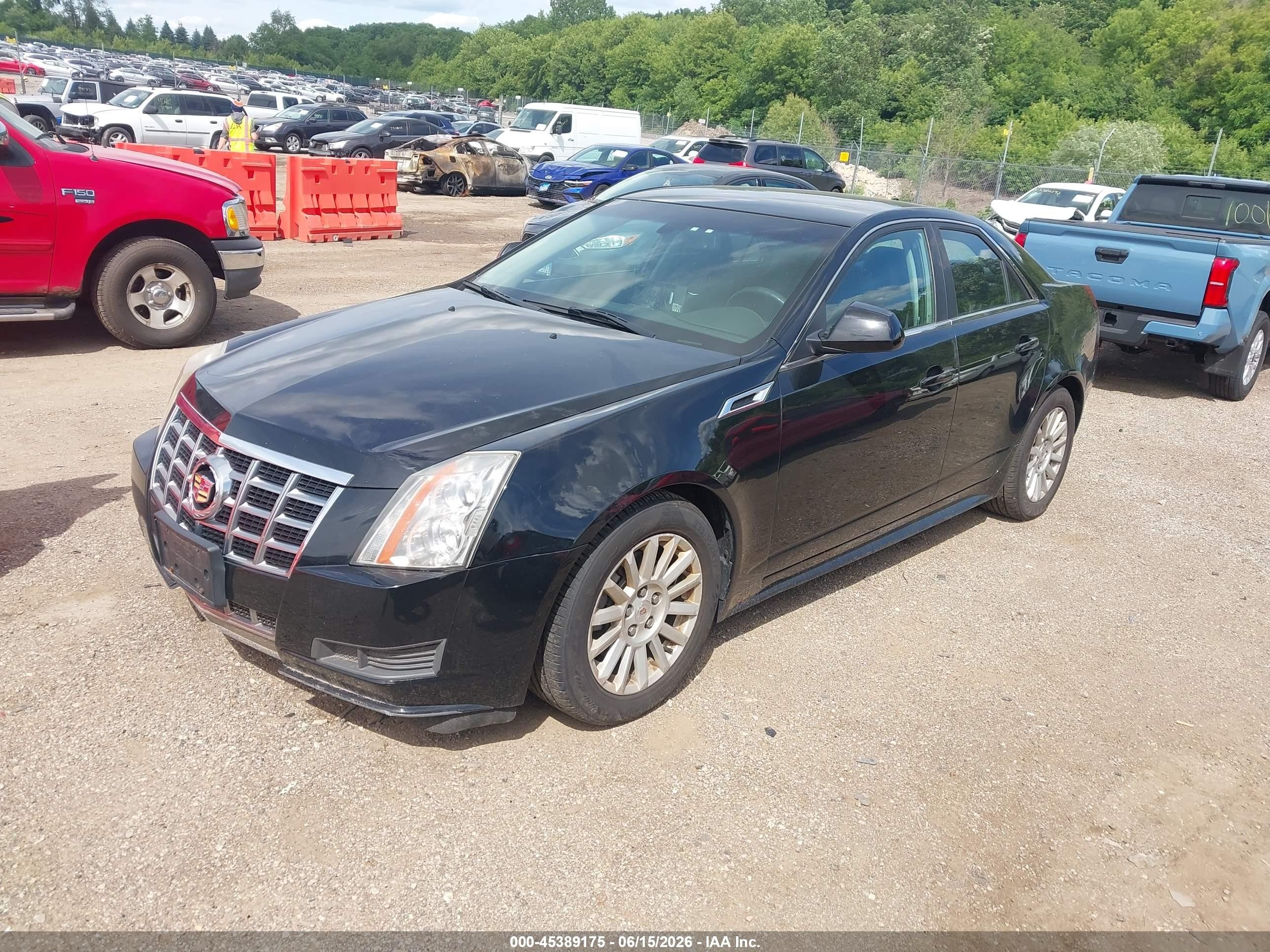 2013 Cadillac Cts Luxury Black vin: 1G6DG5E56D0178664