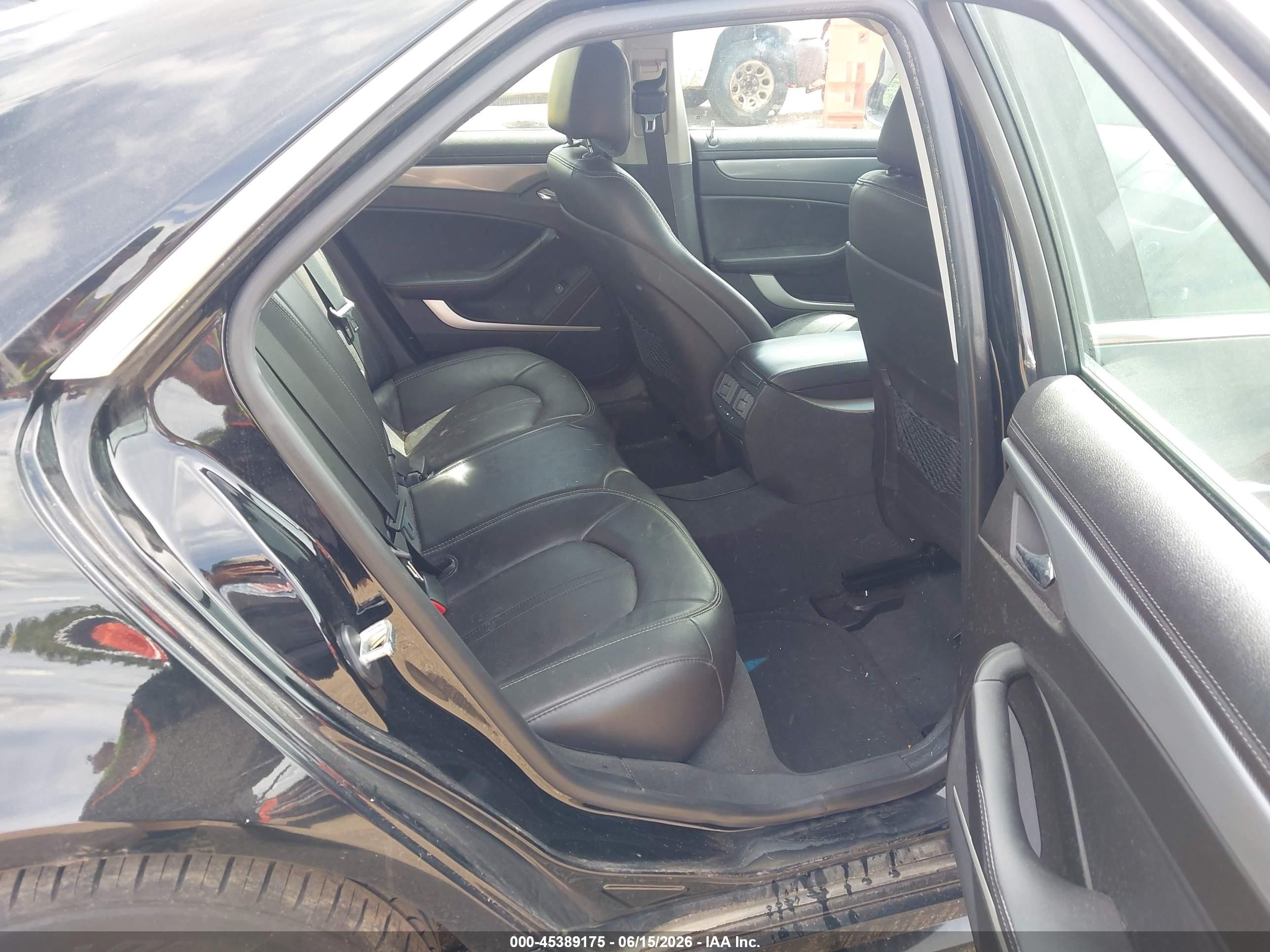 2013 Cadillac Cts Luxury Black vin: 1G6DG5E56D0178664