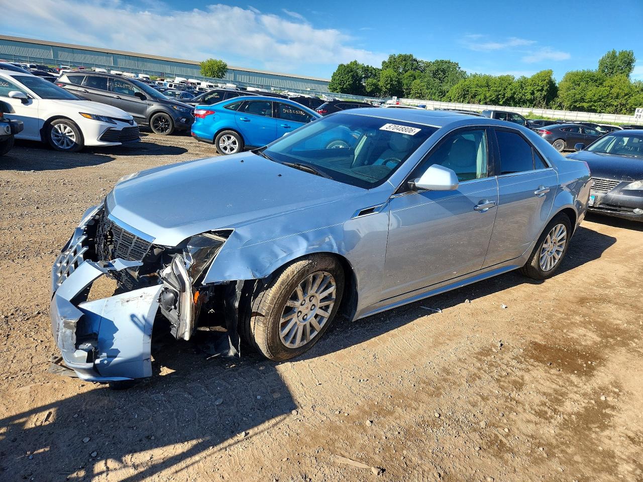 2013 Cadillac Cts Luxury Collection Blue vin: 1G6DG5E57D0102855