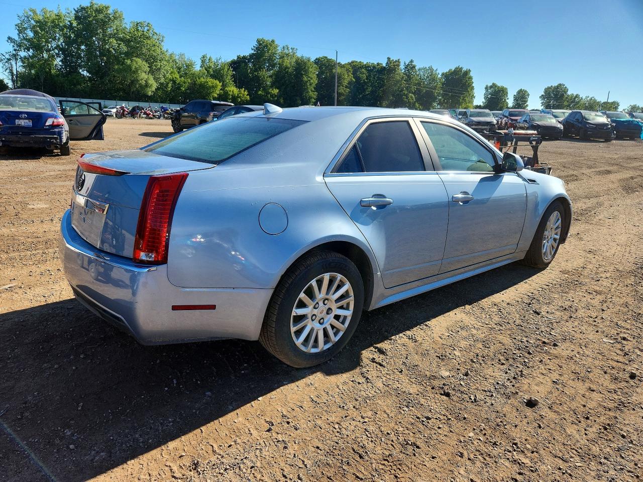2013 Cadillac Cts Luxury Collection Blue vin: 1G6DG5E57D0102855