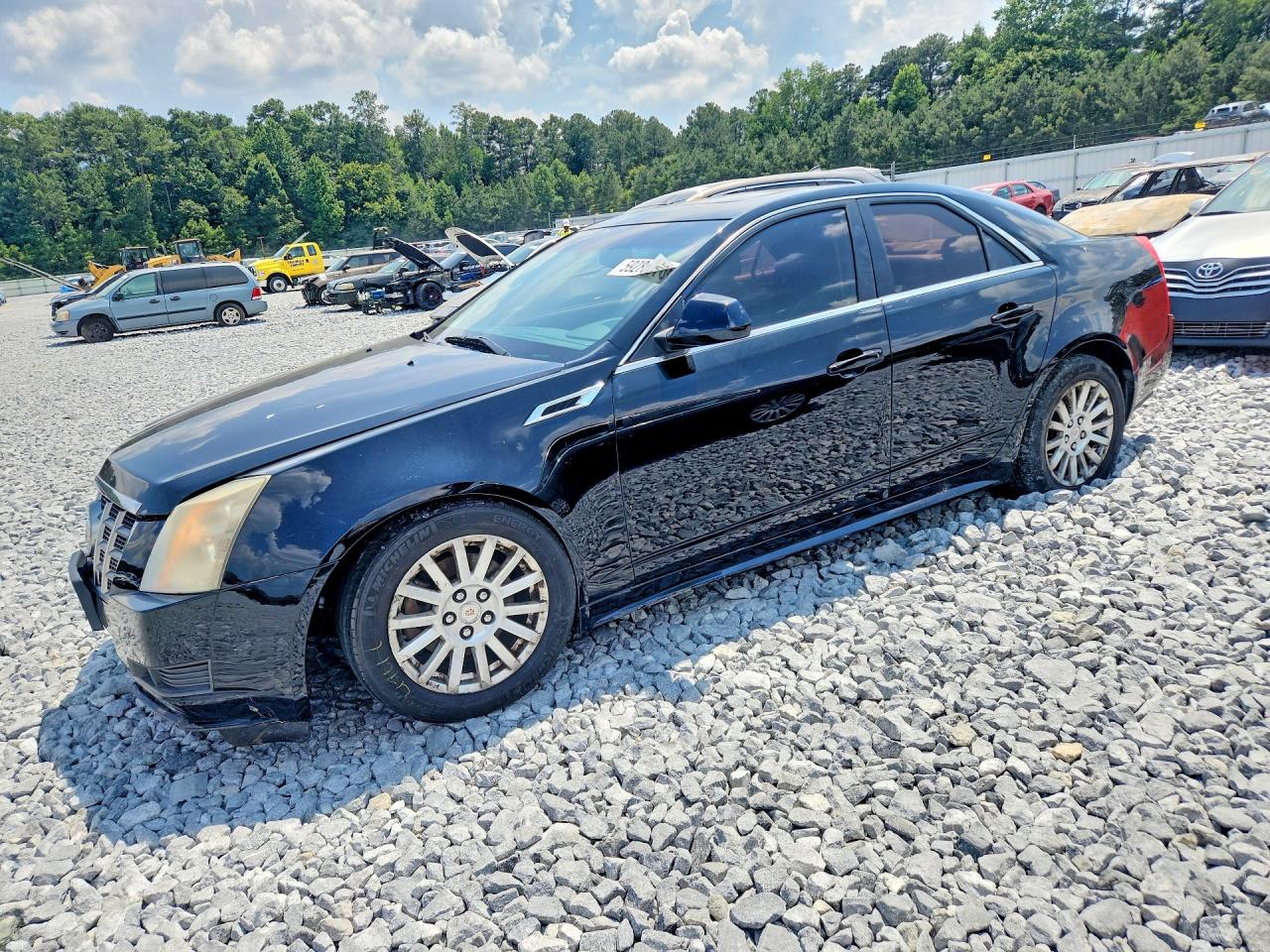 2012 Cadillac Cts Luxury Collection Black vin: 1G6DG5E58C0116780