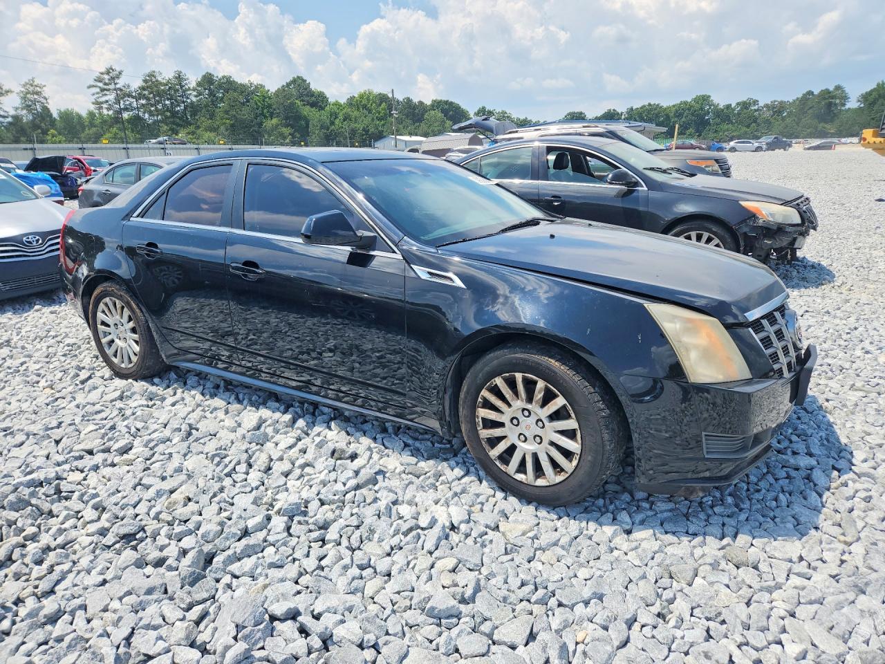 2012 Cadillac Cts Luxury Collection Black vin: 1G6DG5E58C0116780
