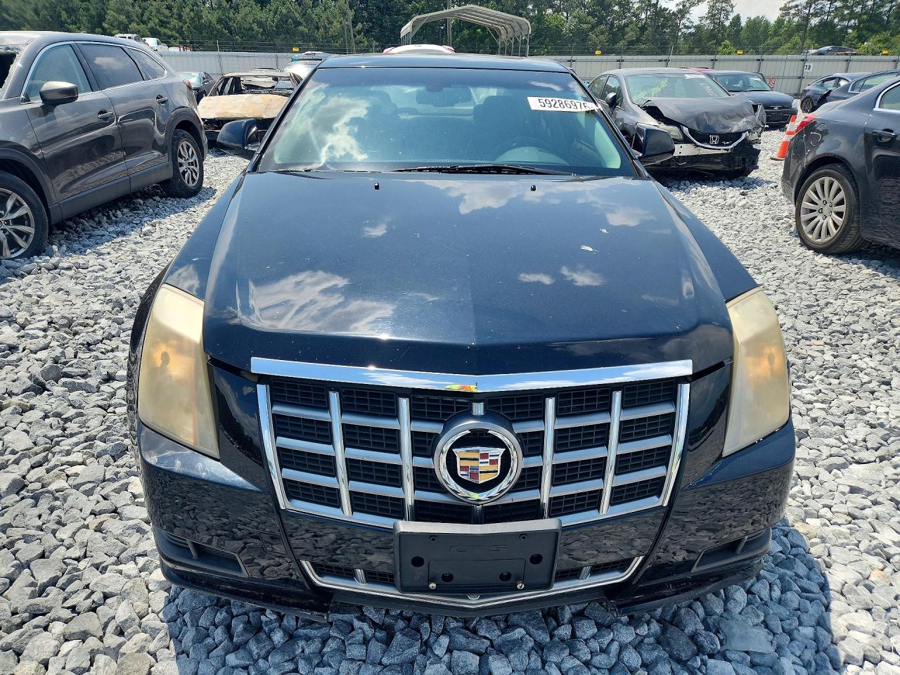 2012 Cadillac Cts Luxury Collection Black vin: 1G6DG5E58C0116780