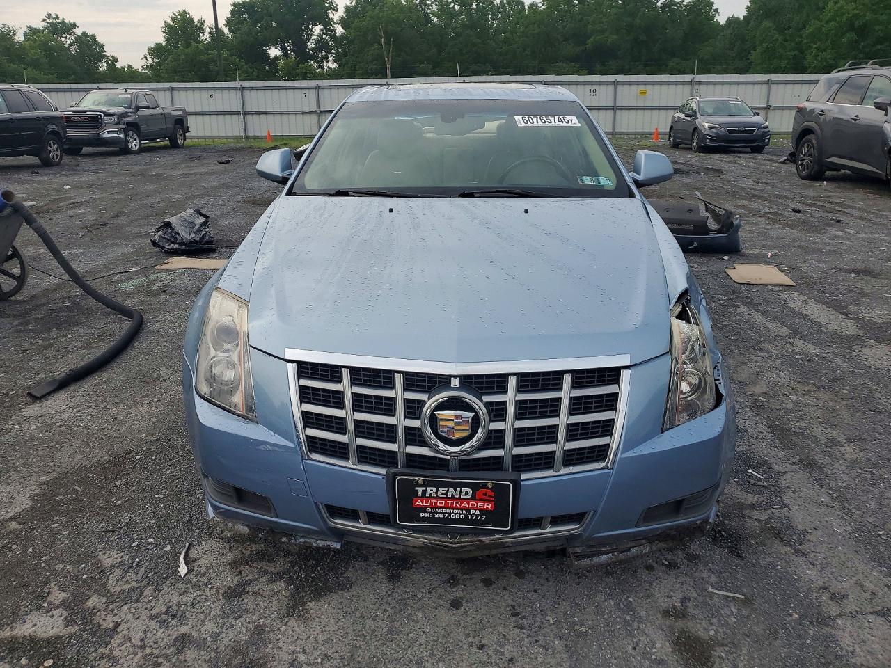 2013 Cadillac Cts Luxury Collection Blue vin: 1G6DG5E58D0125898