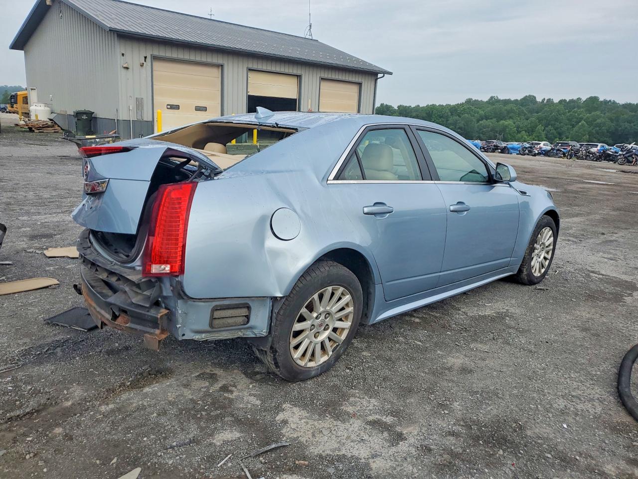 2013 Cadillac Cts Luxury Collection Blue vin: 1G6DG5E58D0125898