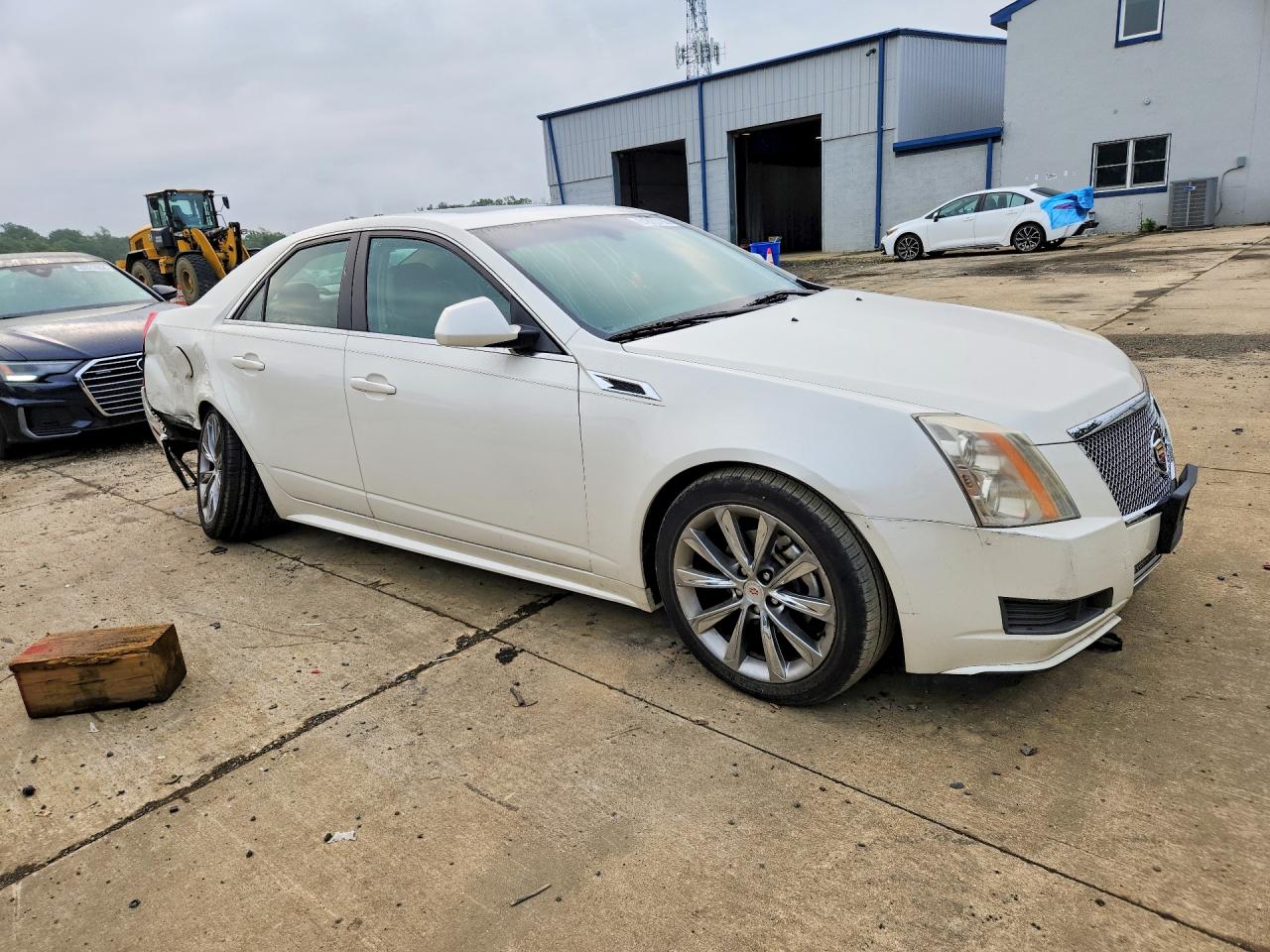 2013 Cadillac Cts Luxury Collection White vin: 1G6DG5E58D0158478