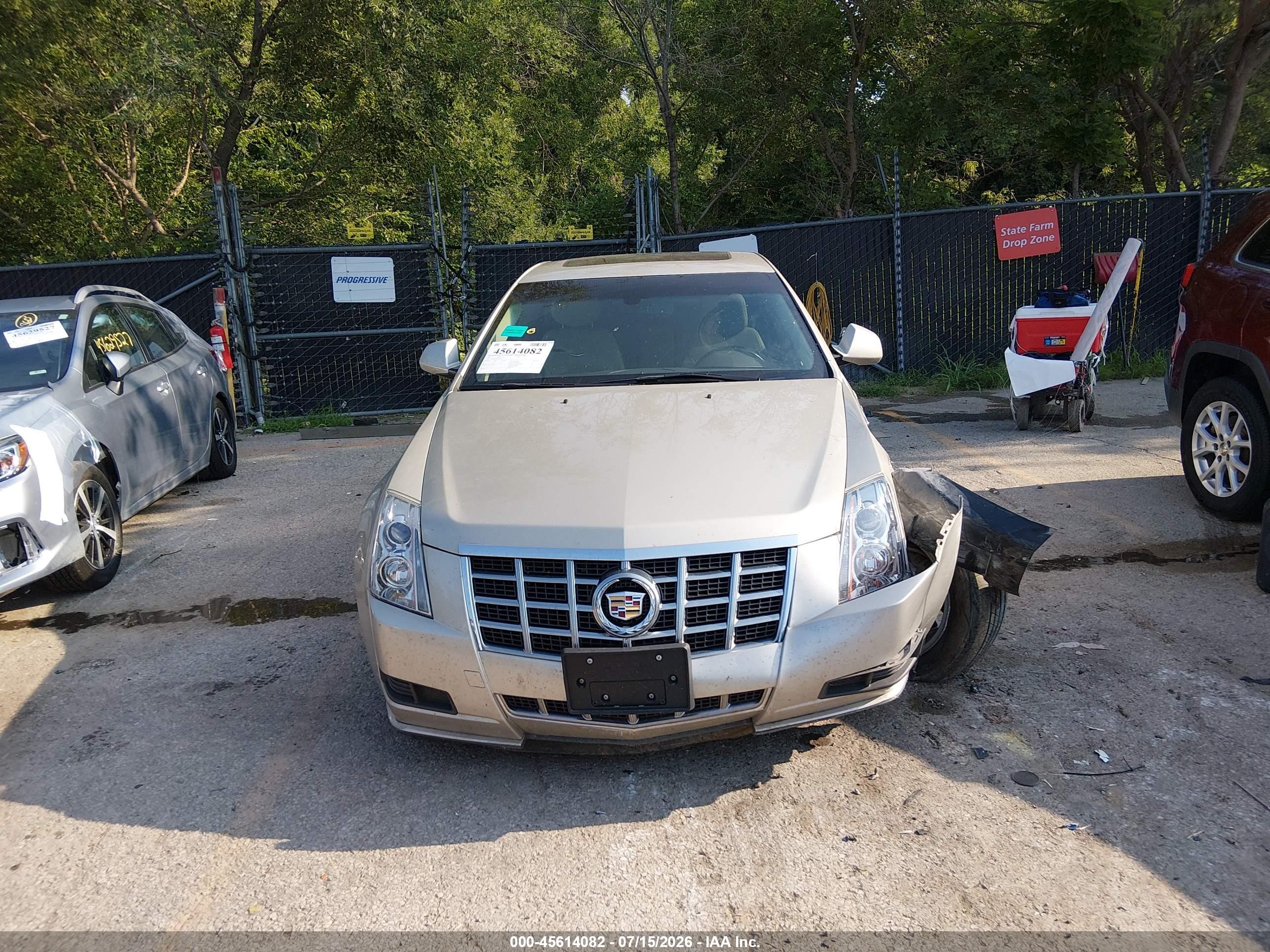 2013 Cadillac Cts Luxury Gold vin: 1G6DG5E58D0167102