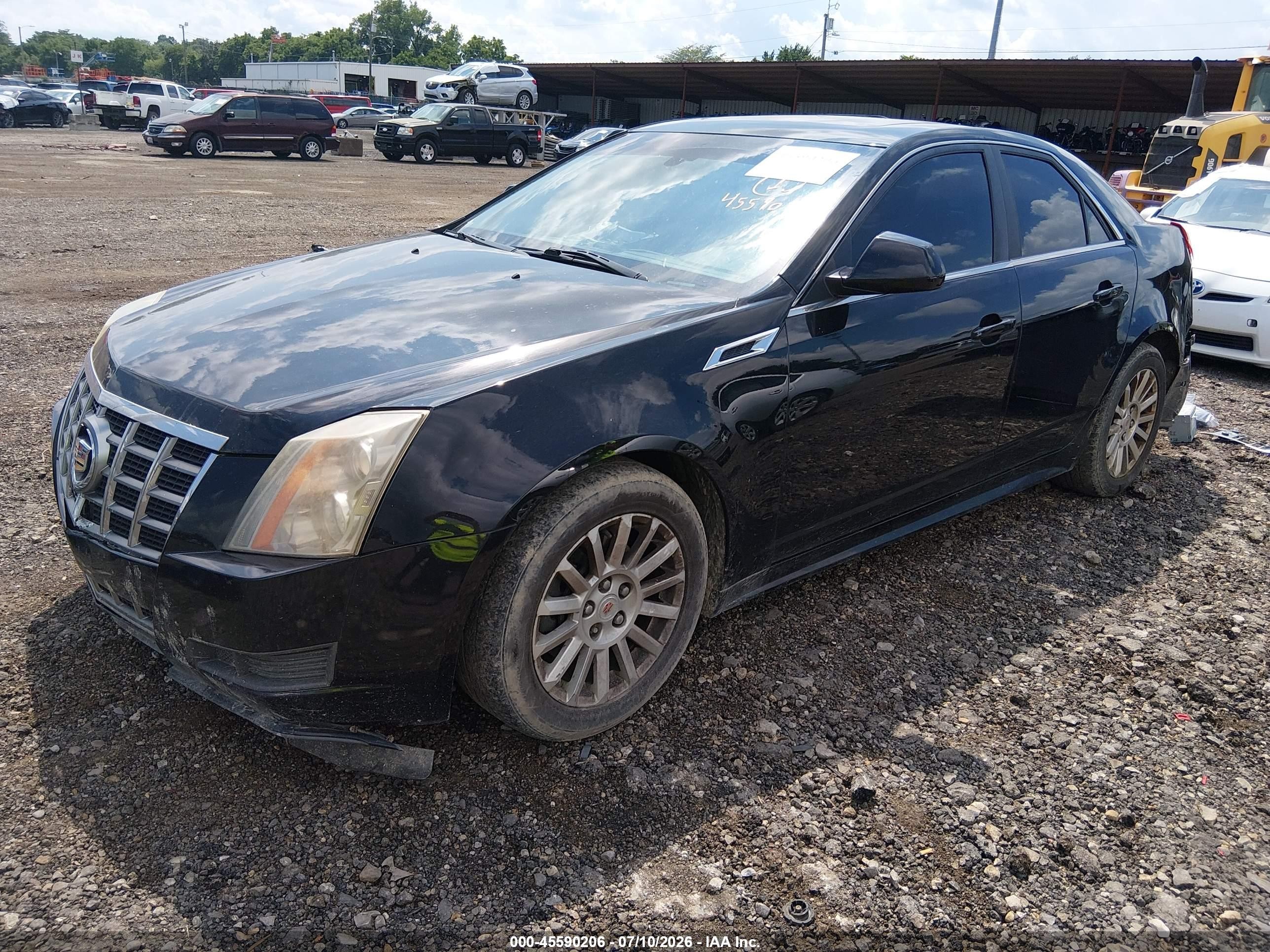 2012 Cadillac Cts Luxury Черный vin: 1G6DG5E59C0124306