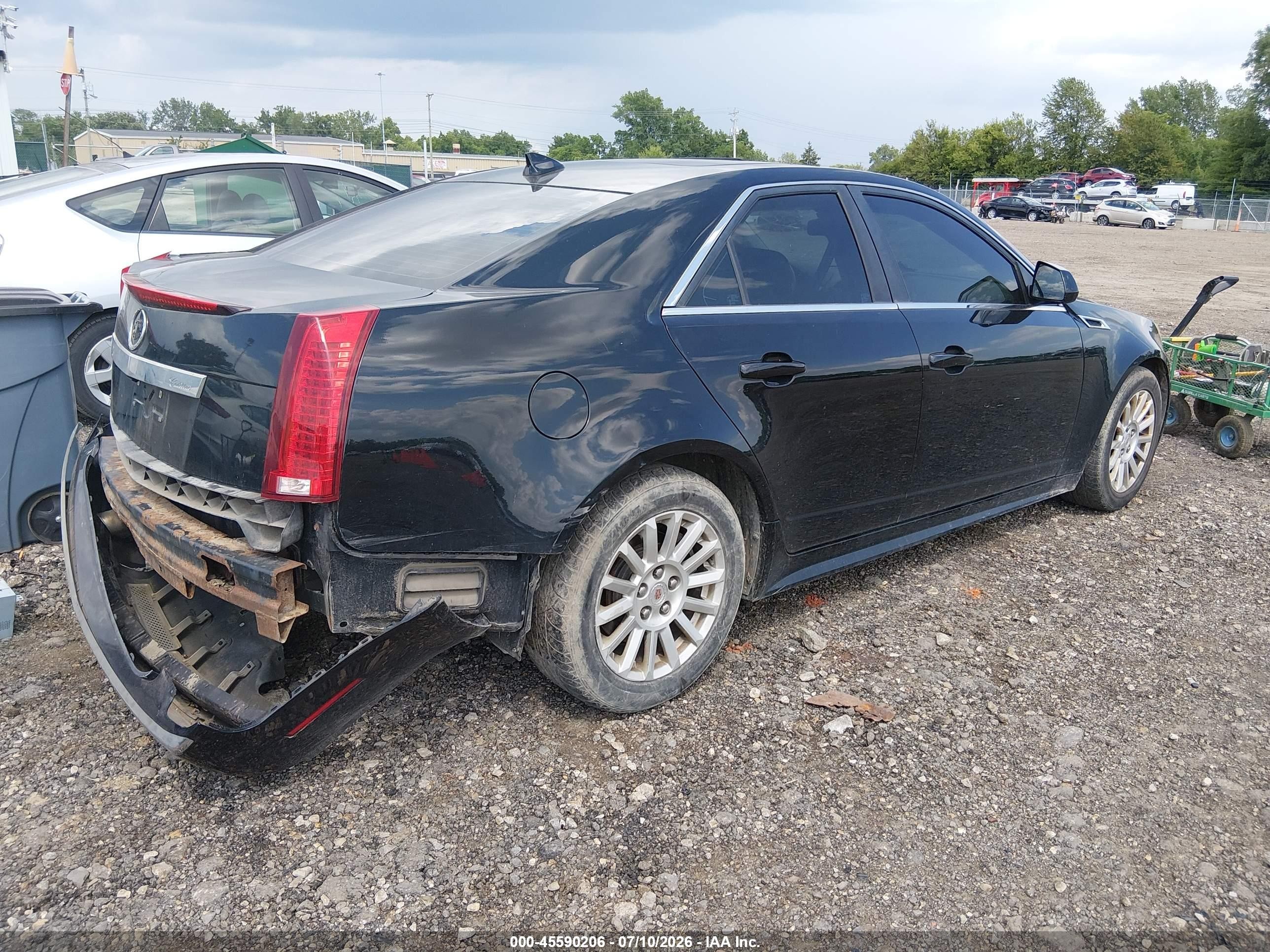 2012 Cadillac Cts Luxury Черный vin: 1G6DG5E59C0124306