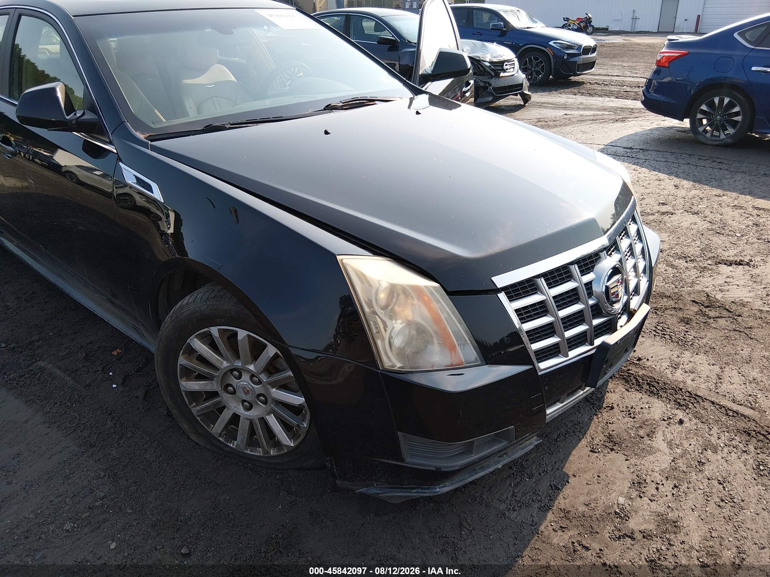 2013 Cadillac Cts Luxury Black vin: 1G6DG5E59D0113596
