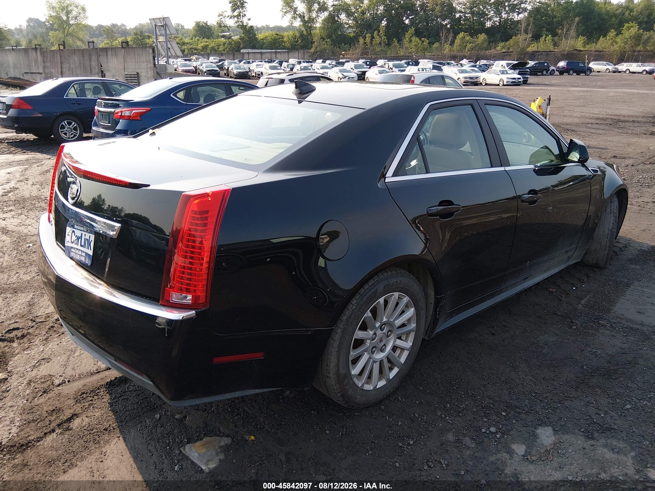 2013 Cadillac Cts Luxury Black vin: 1G6DG5E59D0113596
