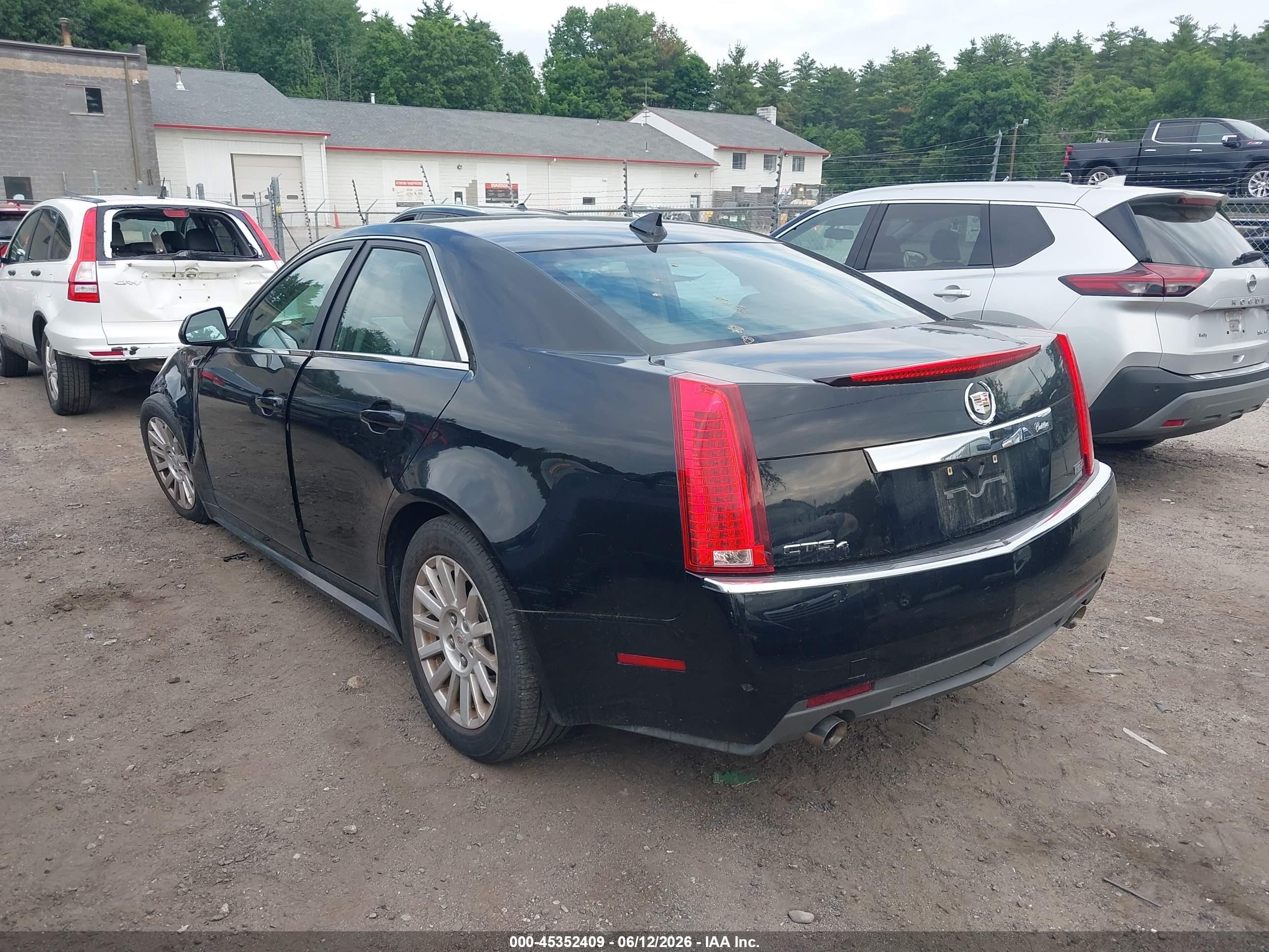 2013 Cadillac Cts Luxury Black vin: 1G6DG5E59D0163396