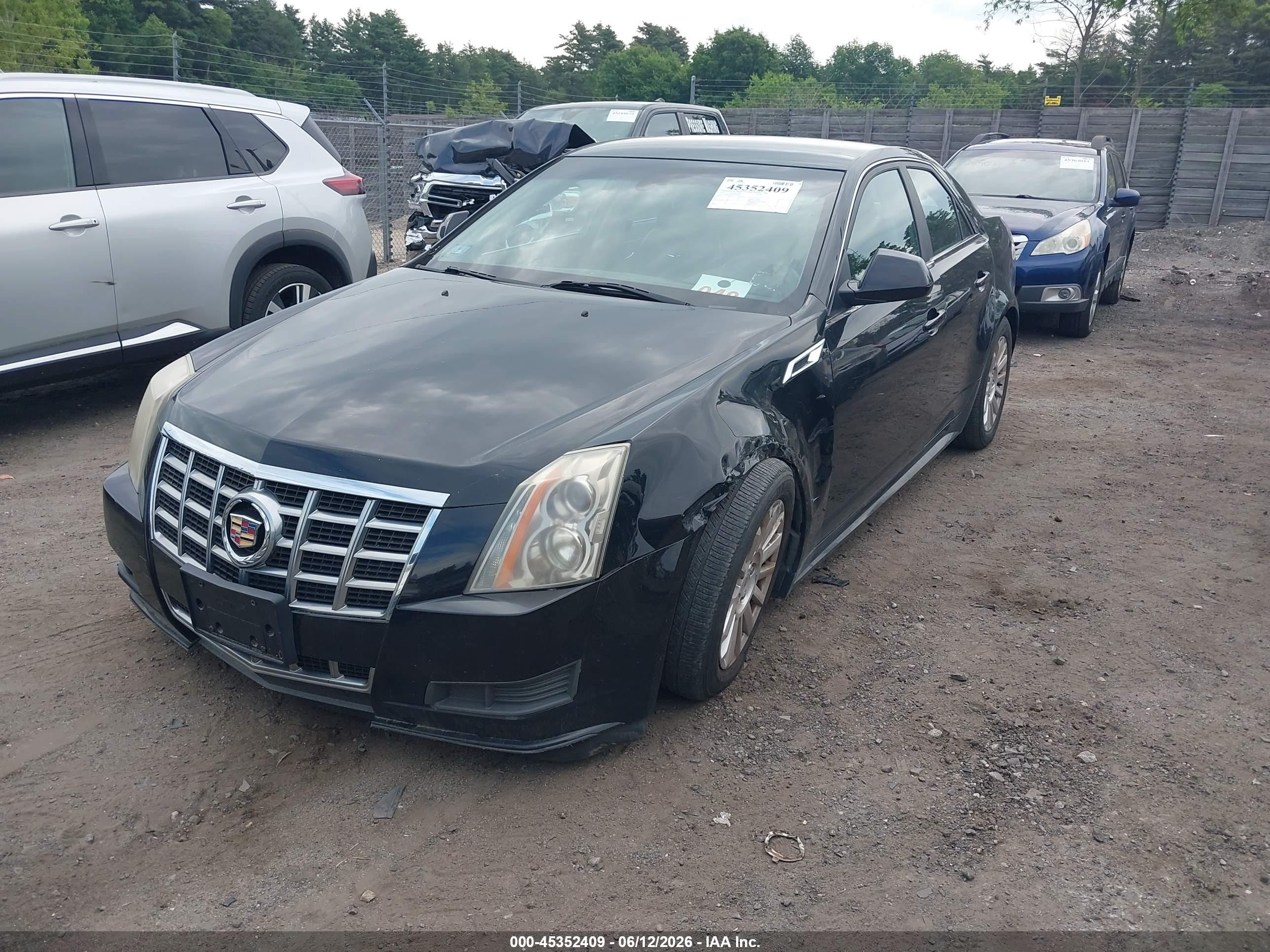 2013 Cadillac Cts Luxury Black vin: 1G6DG5E59D0163396