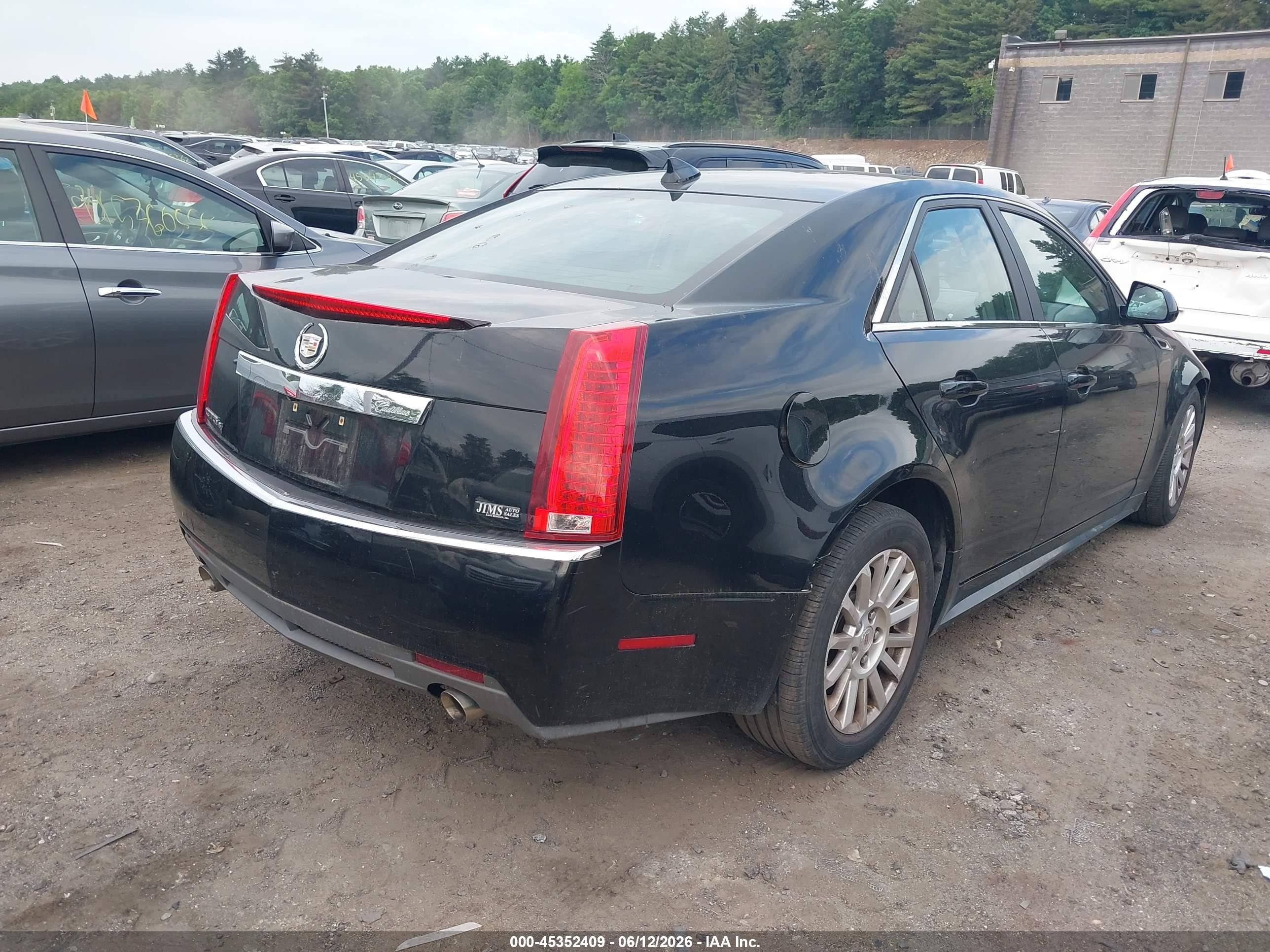 2013 Cadillac Cts Luxury Black vin: 1G6DG5E59D0163396