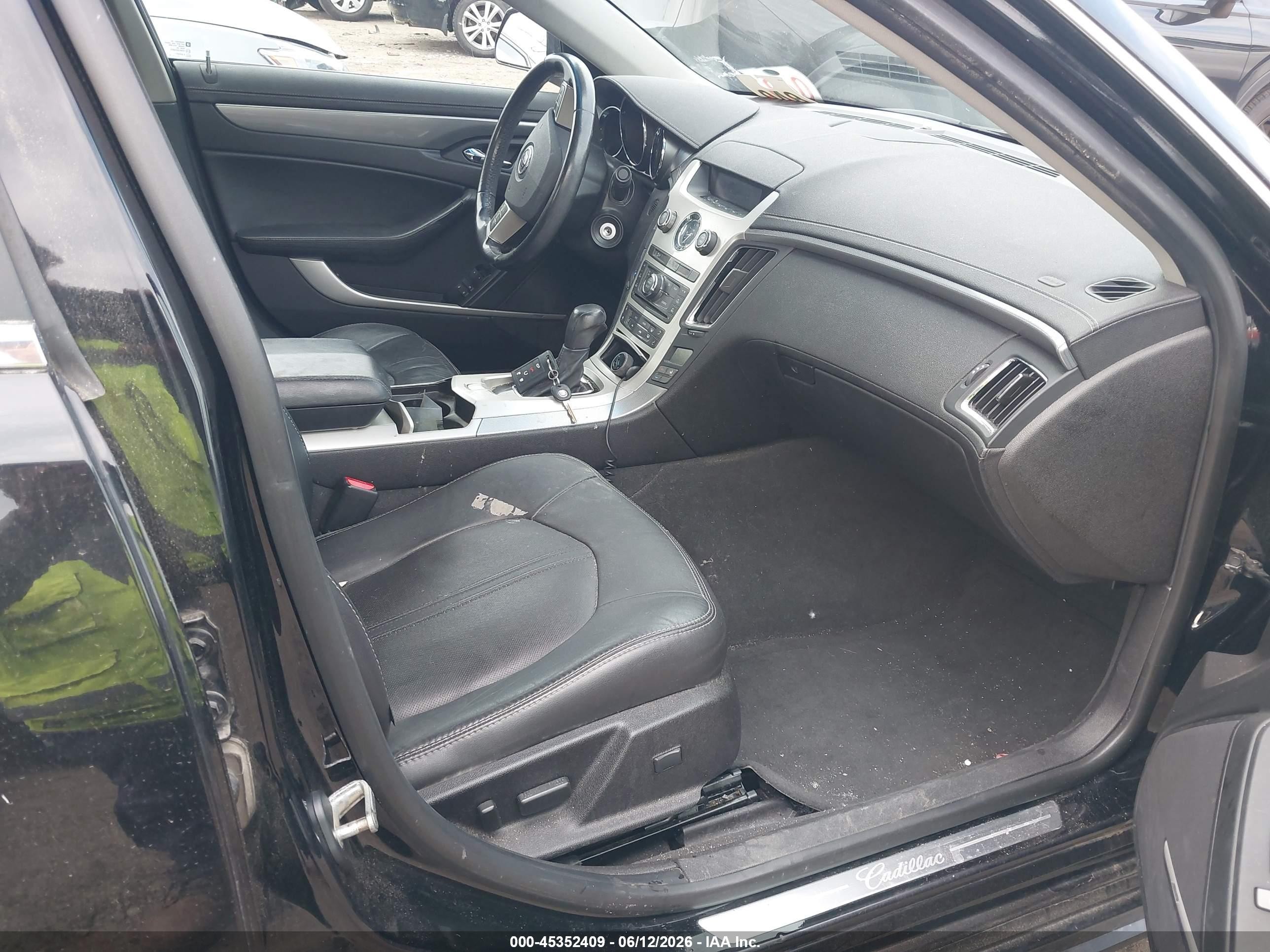 2013 Cadillac Cts Luxury Black vin: 1G6DG5E59D0163396