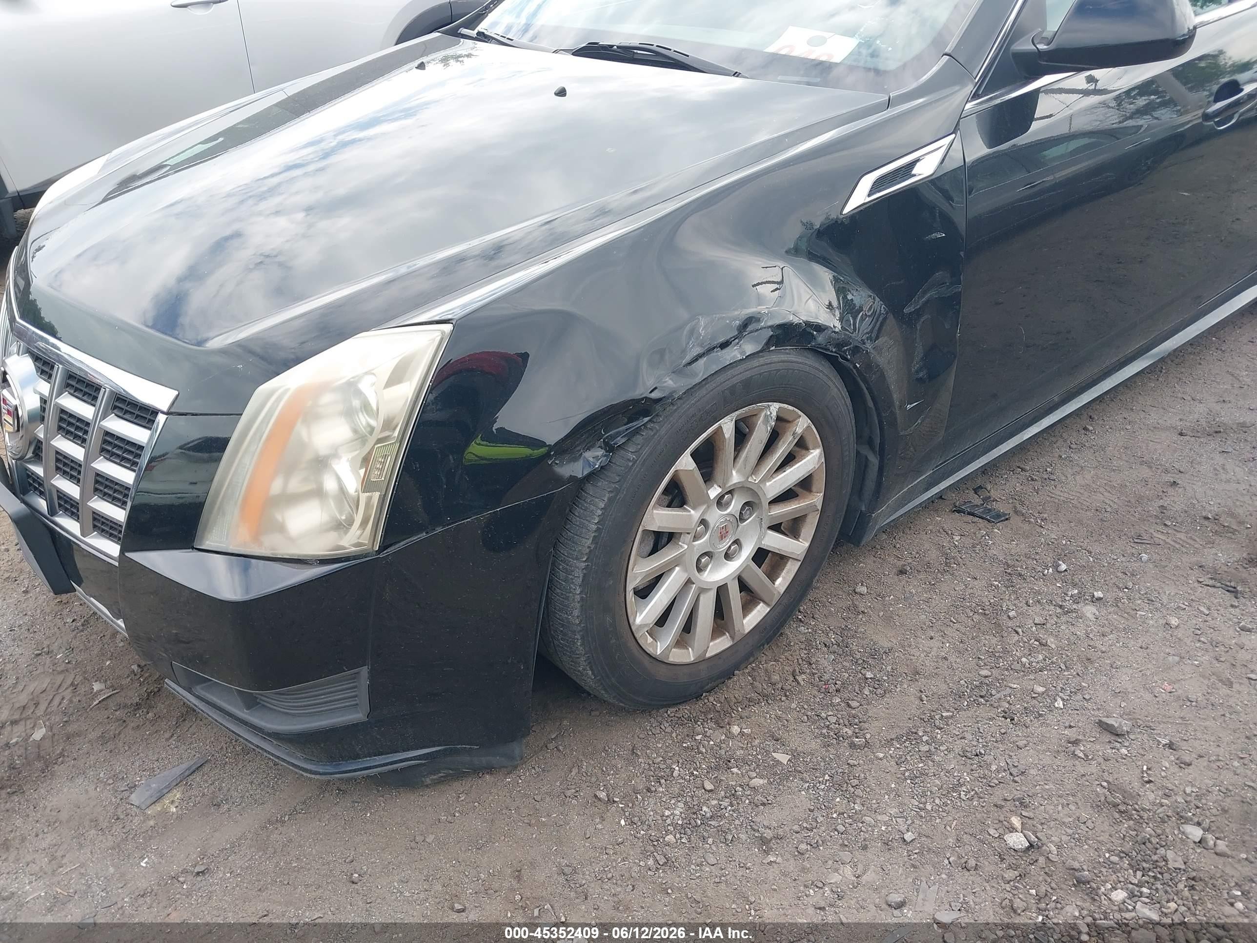 2013 Cadillac Cts Luxury Black vin: 1G6DG5E59D0163396
