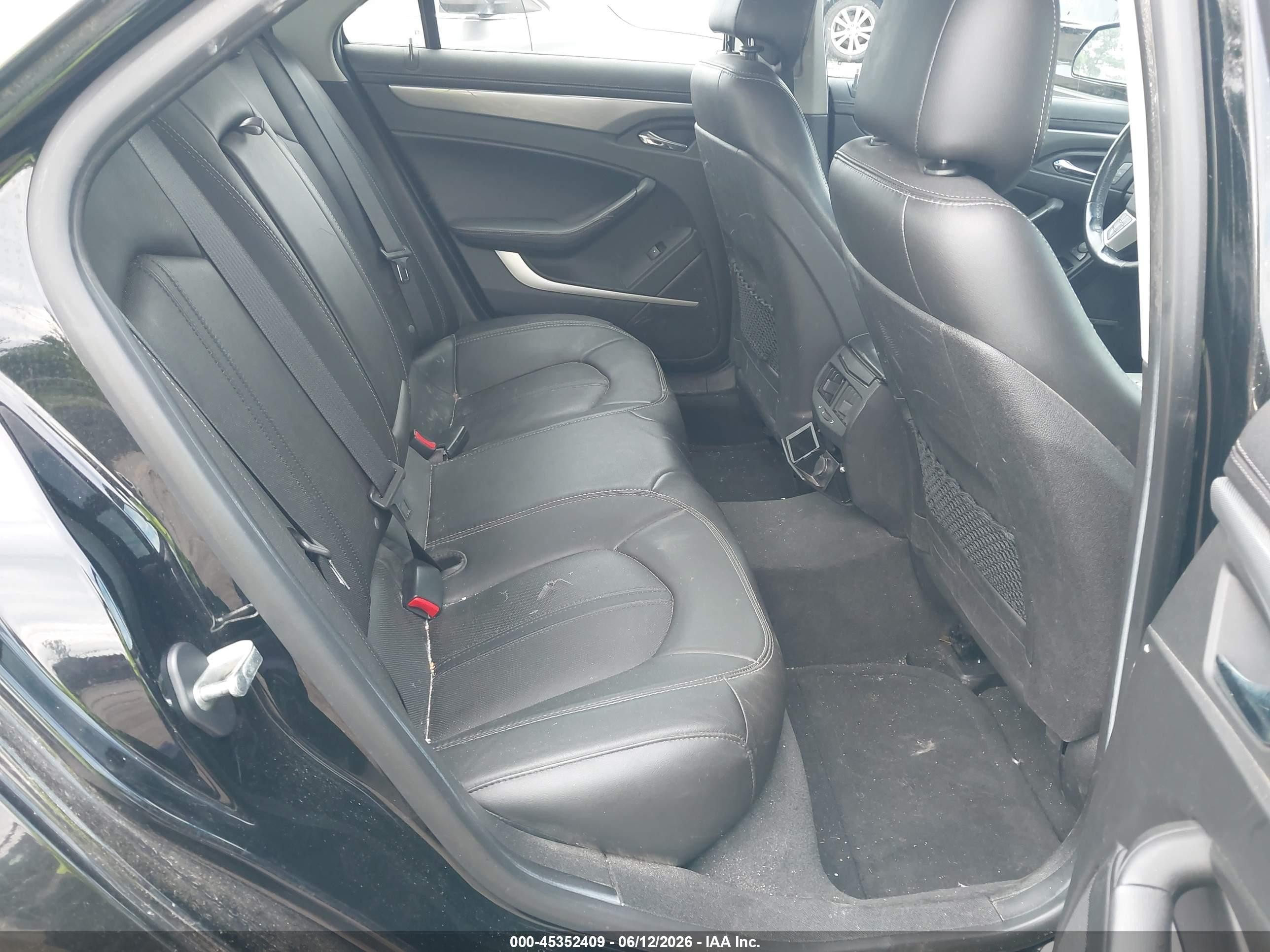 2013 Cadillac Cts Luxury Black vin: 1G6DG5E59D0163396