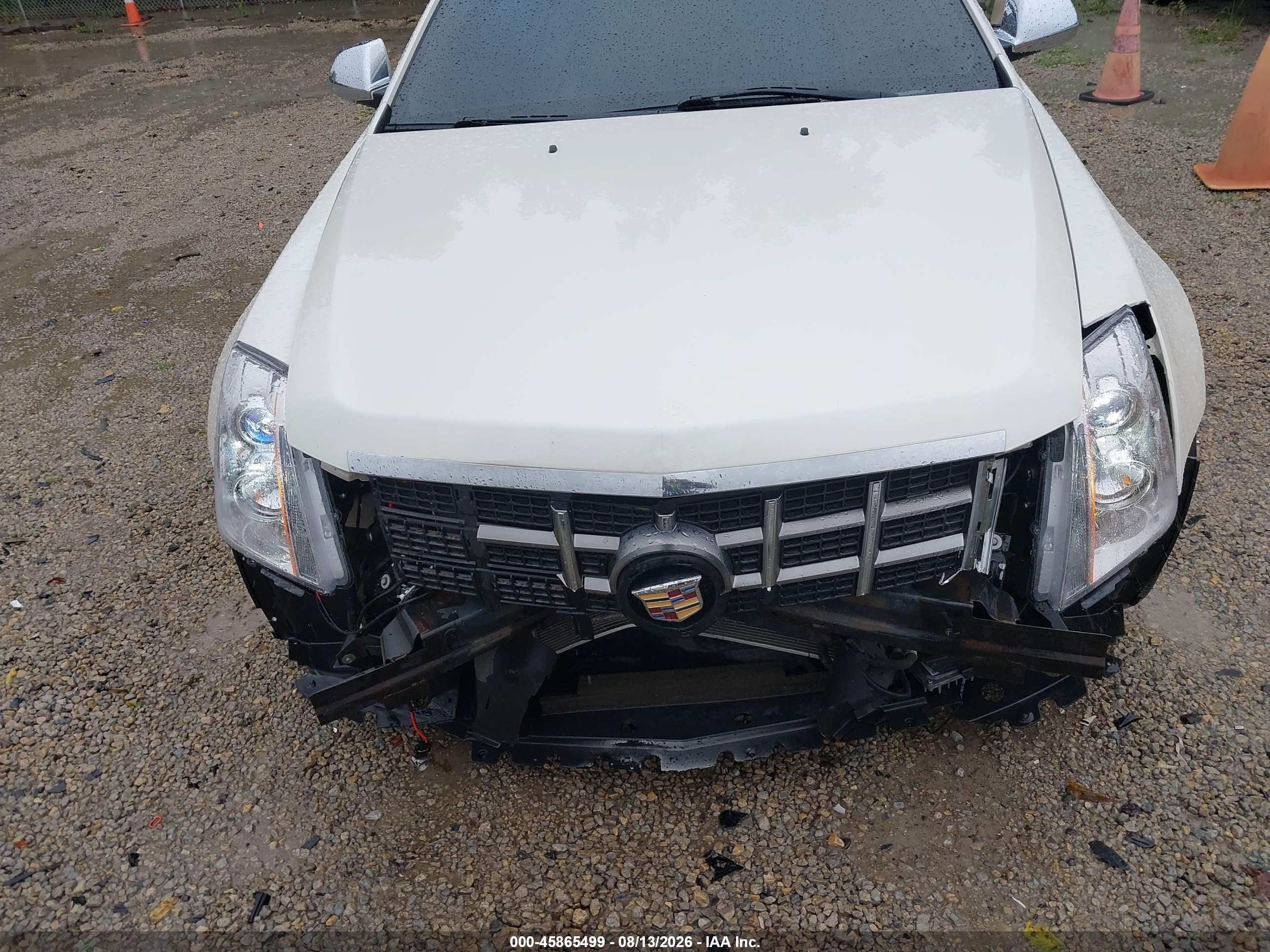 2012 Cadillac Cts Luxury White vin: 1G6DG5E5XC0108468