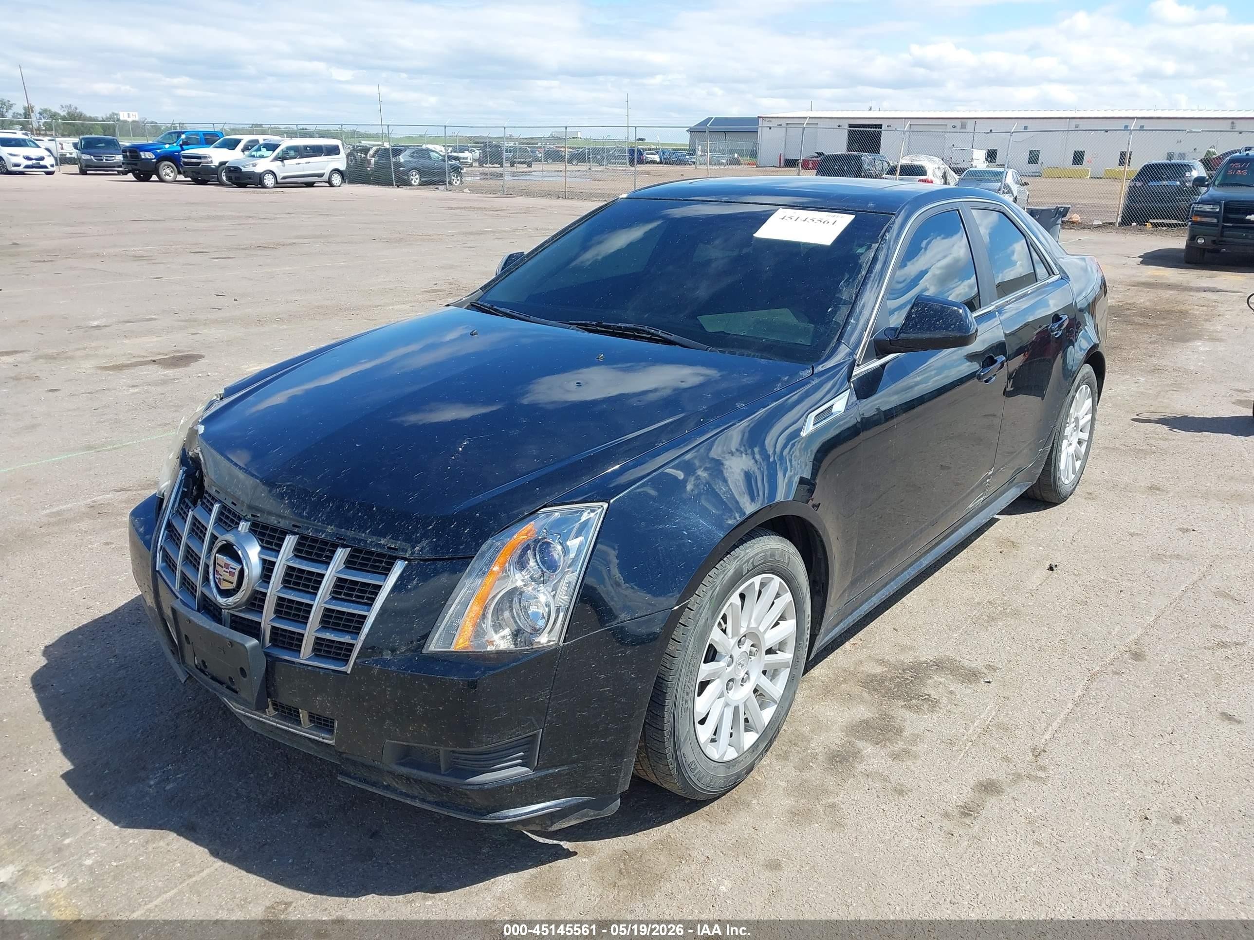 2012 Cadillac Cts Luxury Collection Black vin: 1G6DG5E5XC0131717