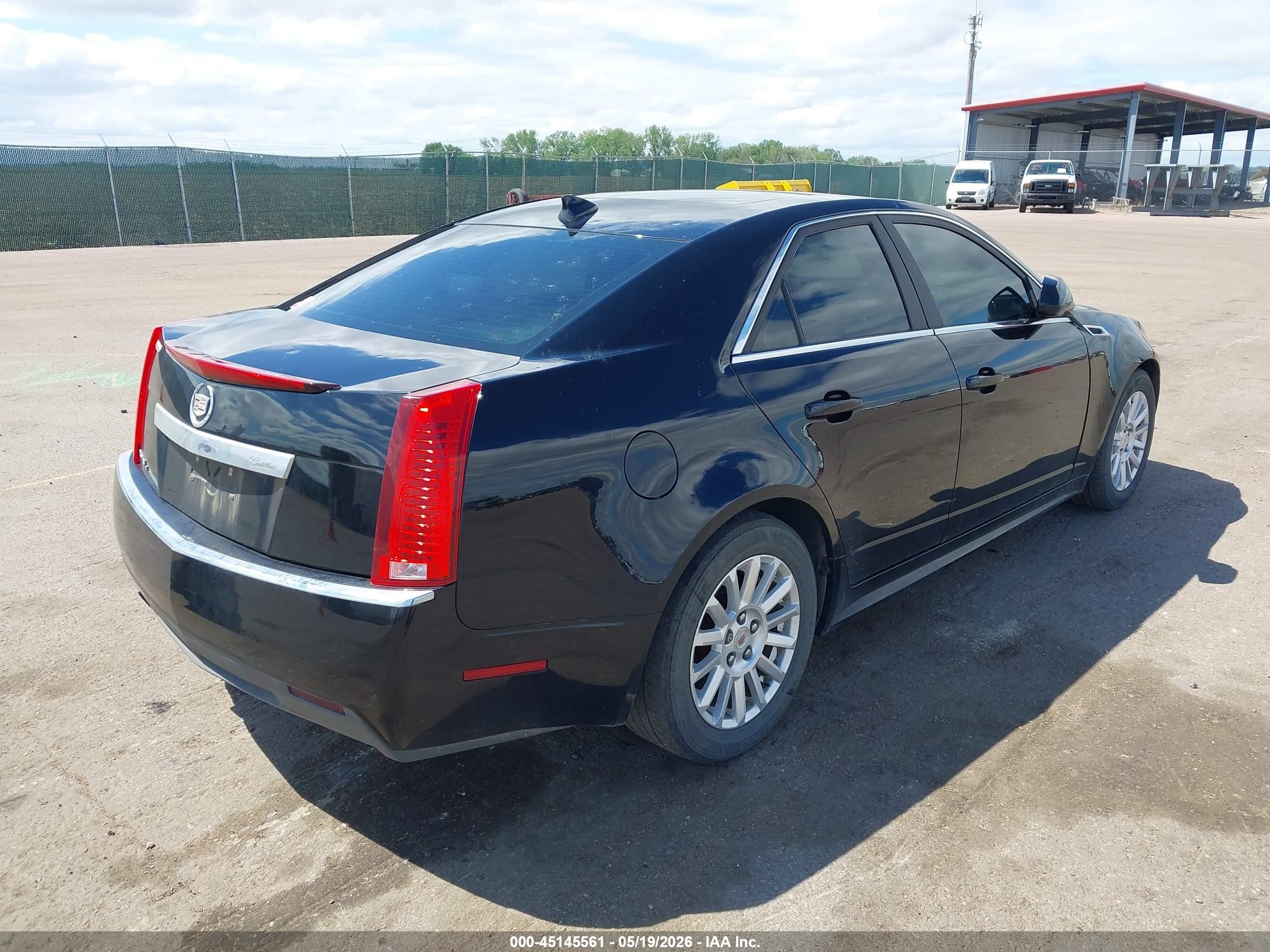 2012 Cadillac Cts Luxury Collection Black vin: 1G6DG5E5XC0131717