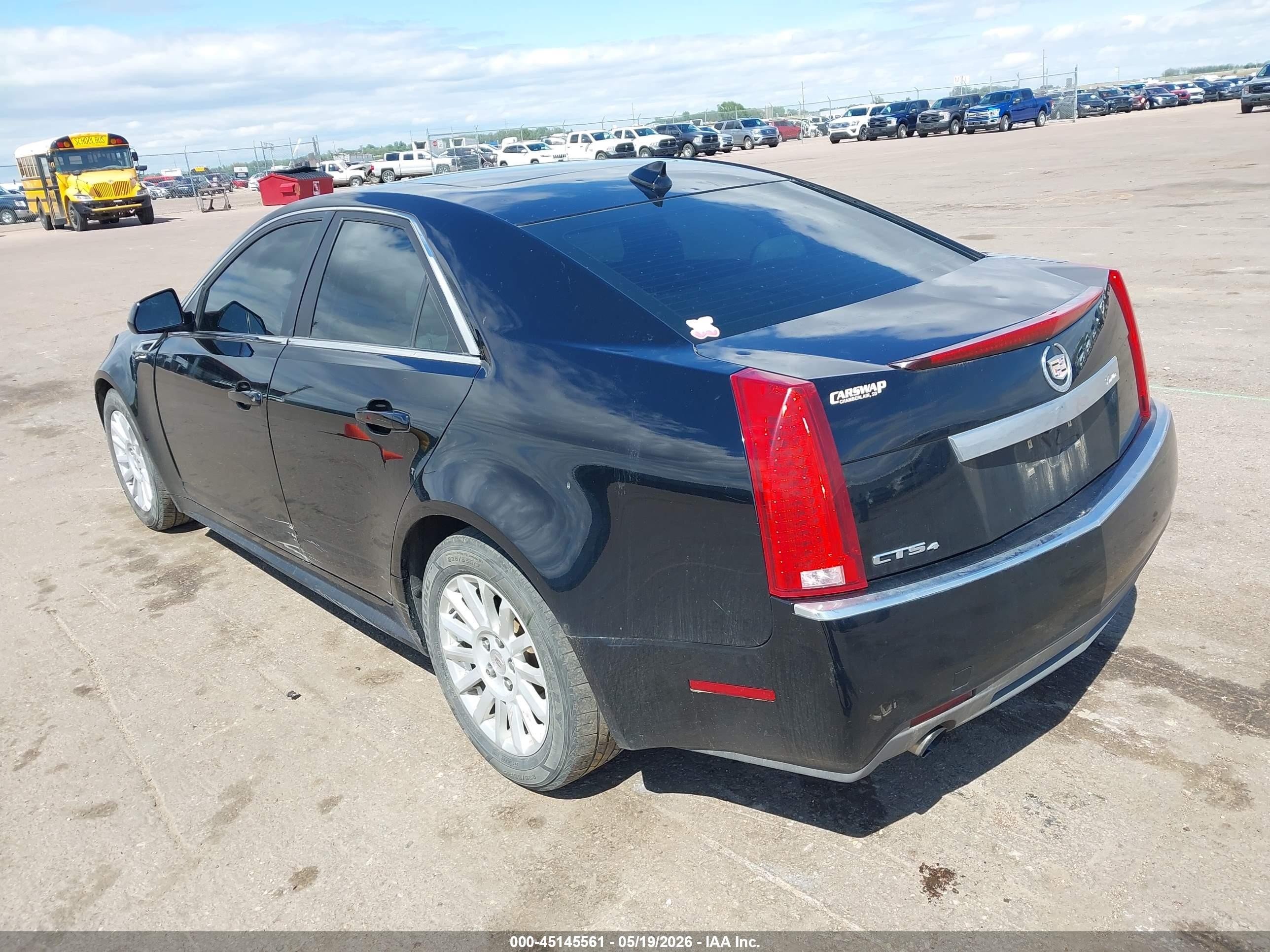 2012 Cadillac Cts Luxury Collection Black vin: 1G6DG5E5XC0131717