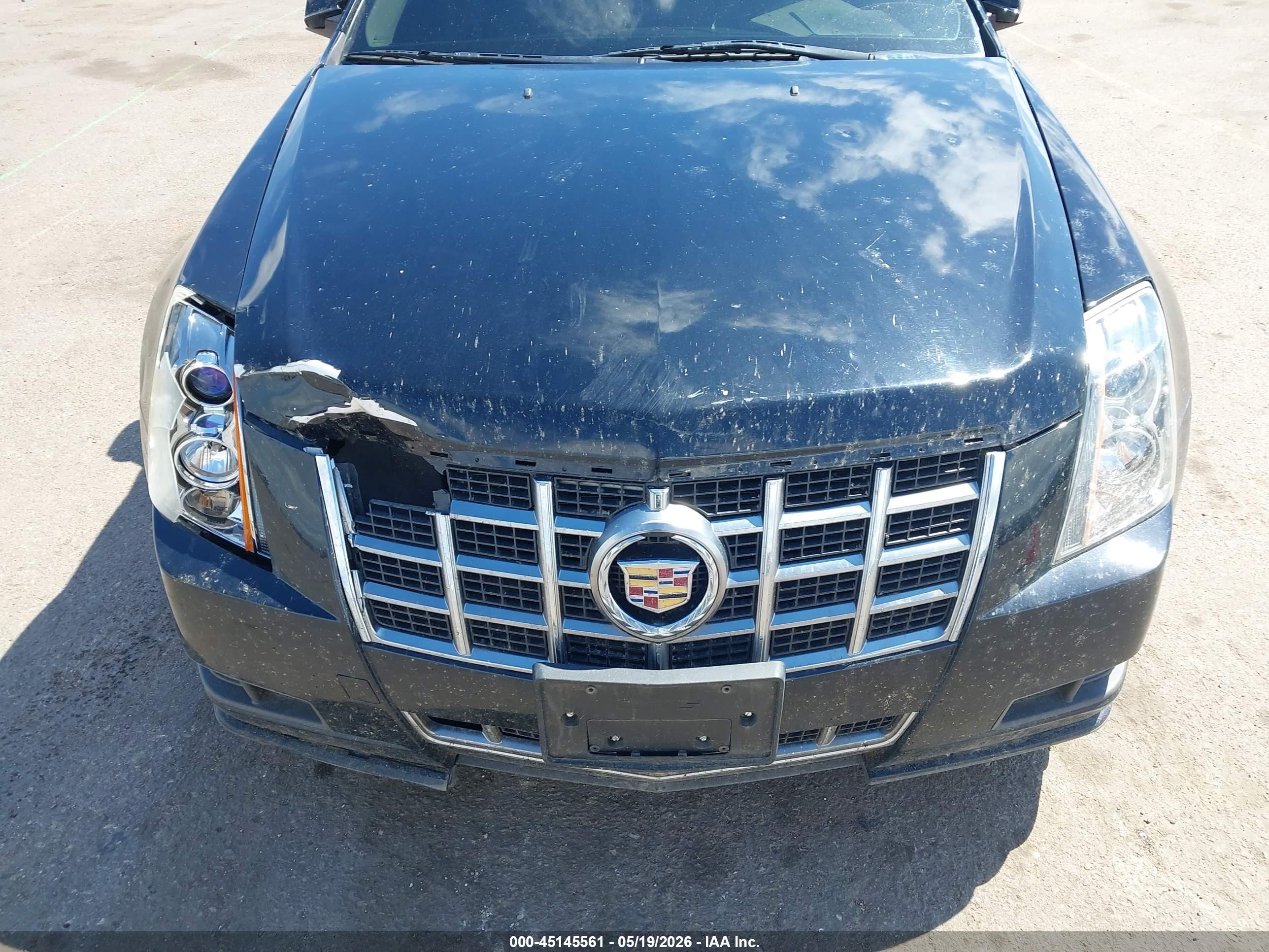 2012 Cadillac Cts Luxury Collection Black vin: 1G6DG5E5XC0131717