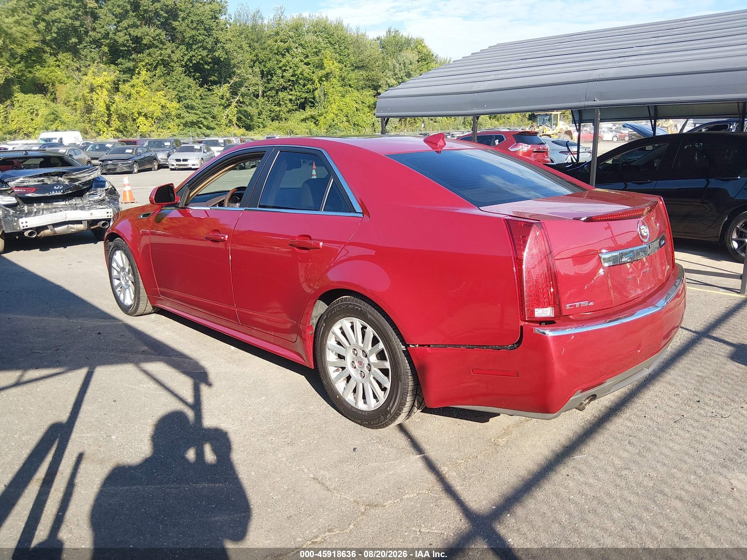 2012 Cadillac Cts Luxury Red vin: 1G6DG5E5XC0150526