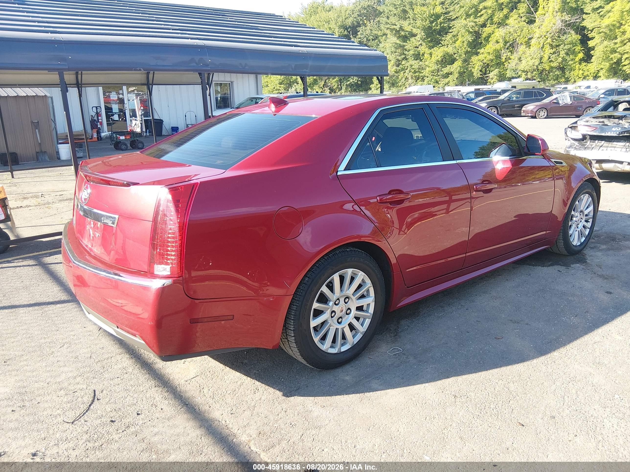 2012 Cadillac Cts Luxury Red vin: 1G6DG5E5XC0150526