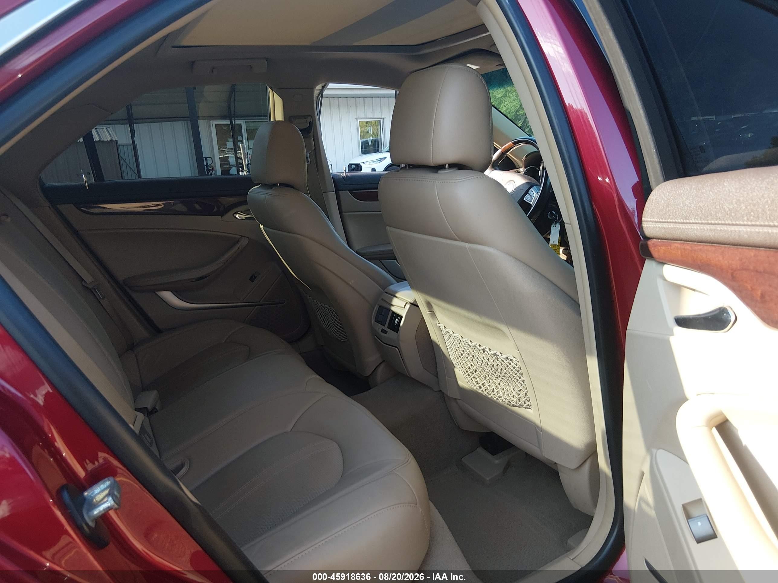 2012 Cadillac Cts Luxury Red vin: 1G6DG5E5XC0150526
