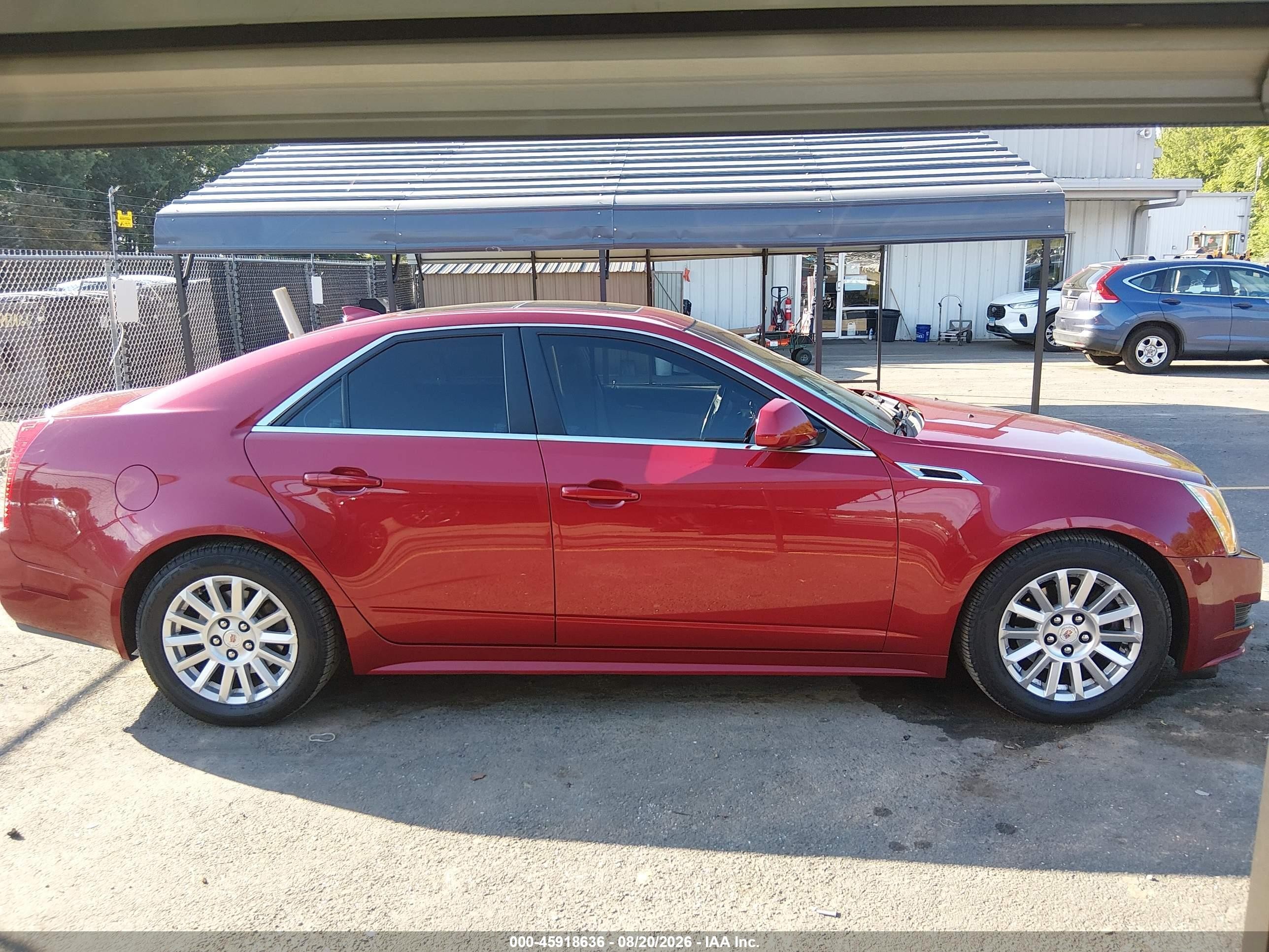 2012 Cadillac Cts Luxury Red vin: 1G6DG5E5XC0150526