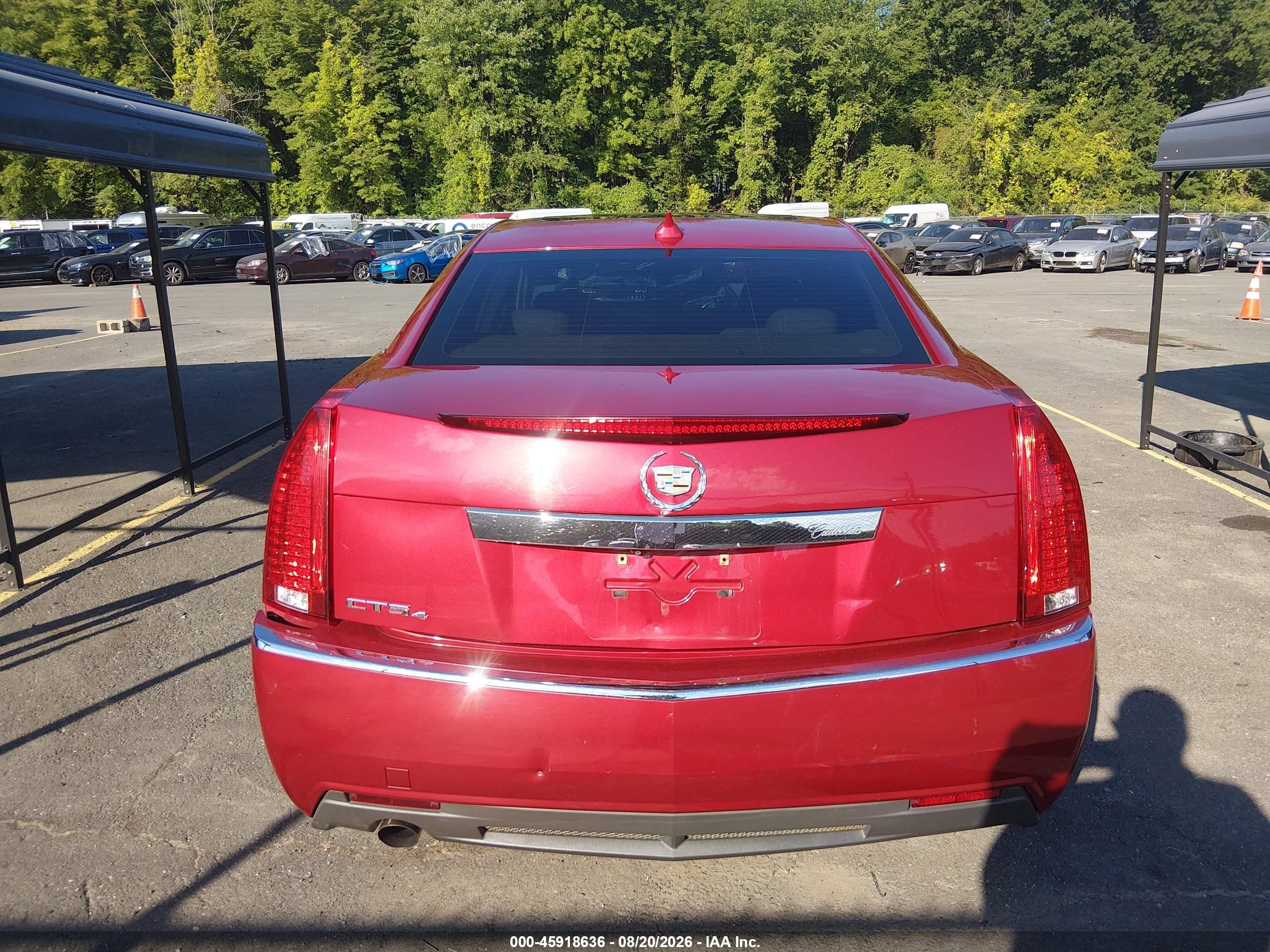 2012 Cadillac Cts Luxury Red vin: 1G6DG5E5XC0150526