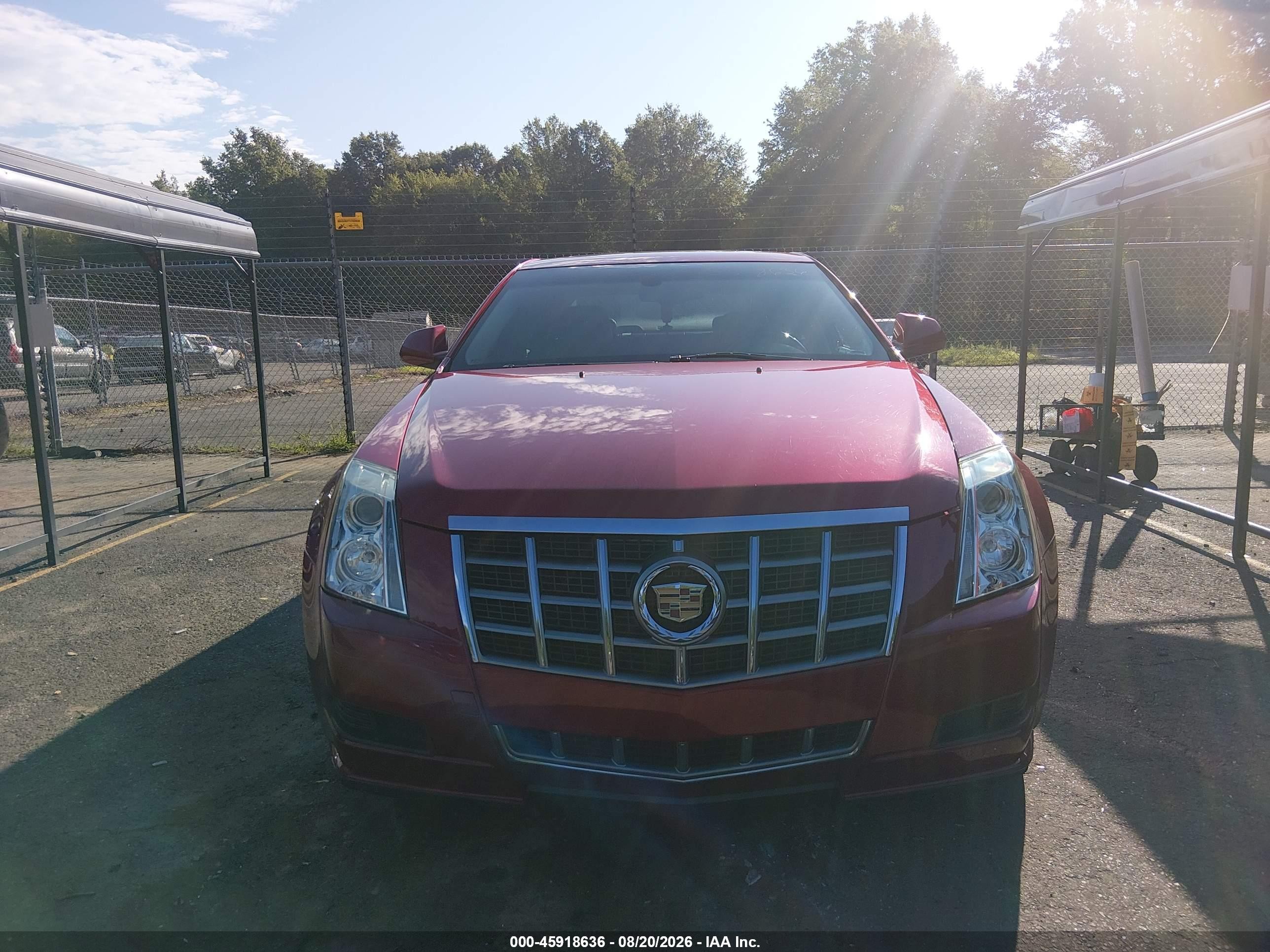 2012 Cadillac Cts Luxury Red vin: 1G6DG5E5XC0150526