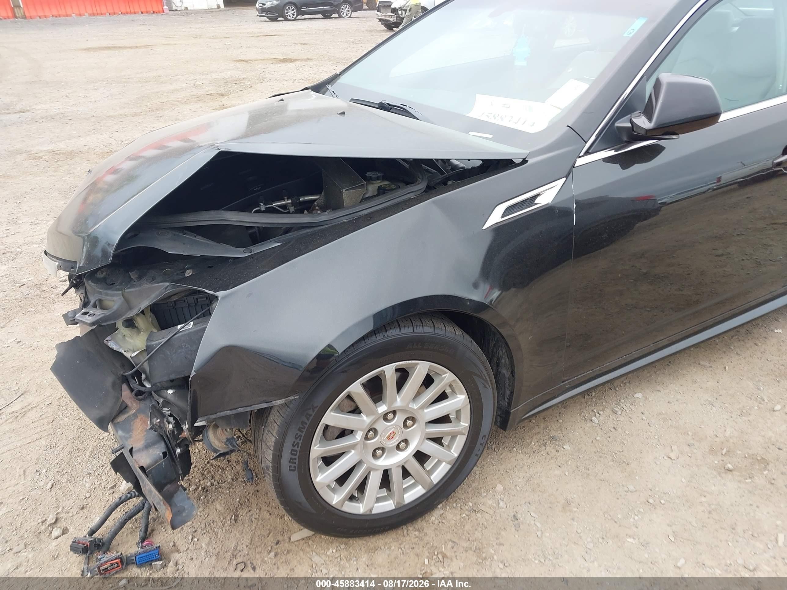 2013 Cadillac Cts Luxury Black vin: 1G6DG5E5XD0106110