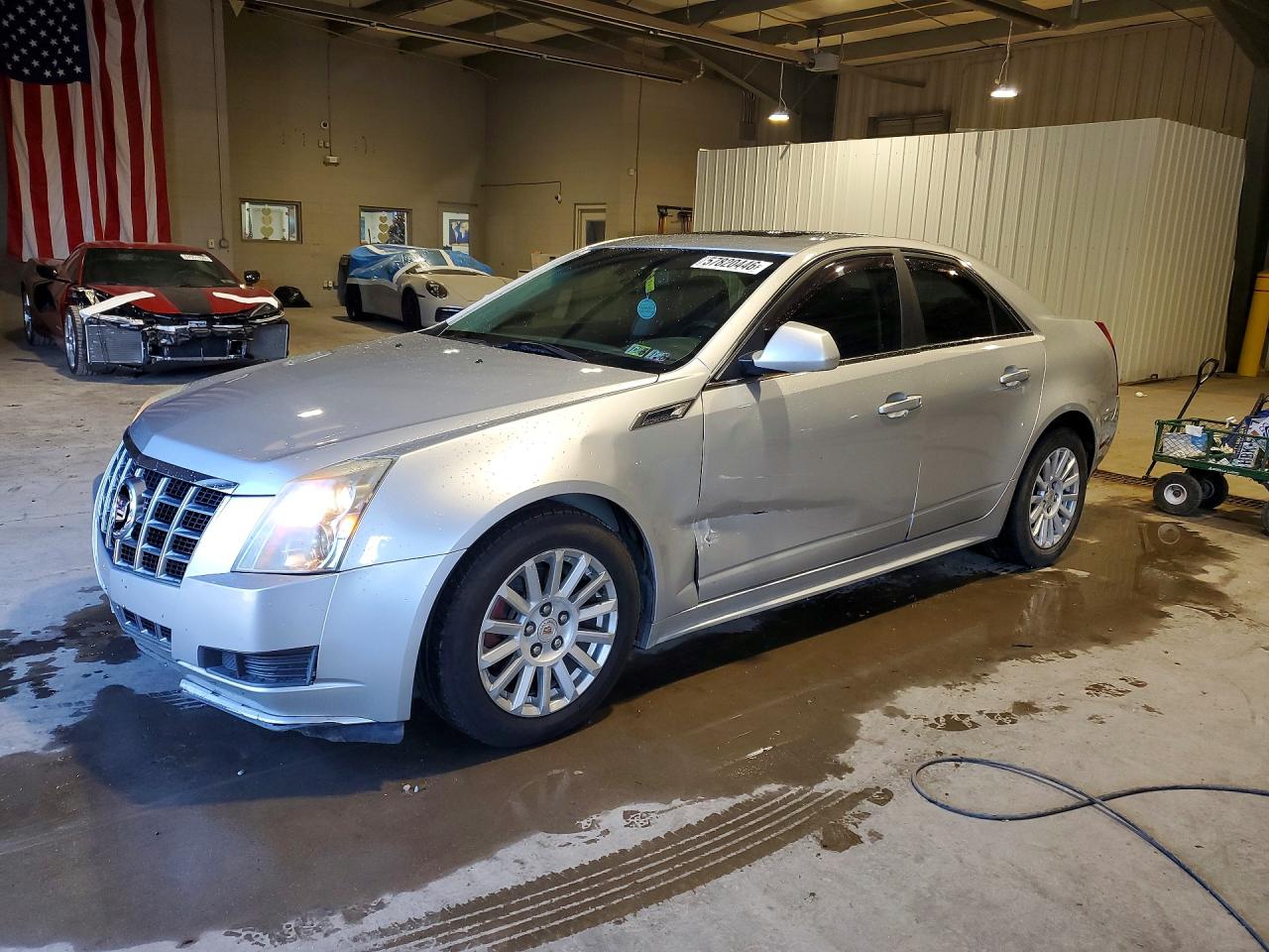 2013 Cadillac Cts Luxury Collection Silver vin: 1G6DG5E5XD0116734