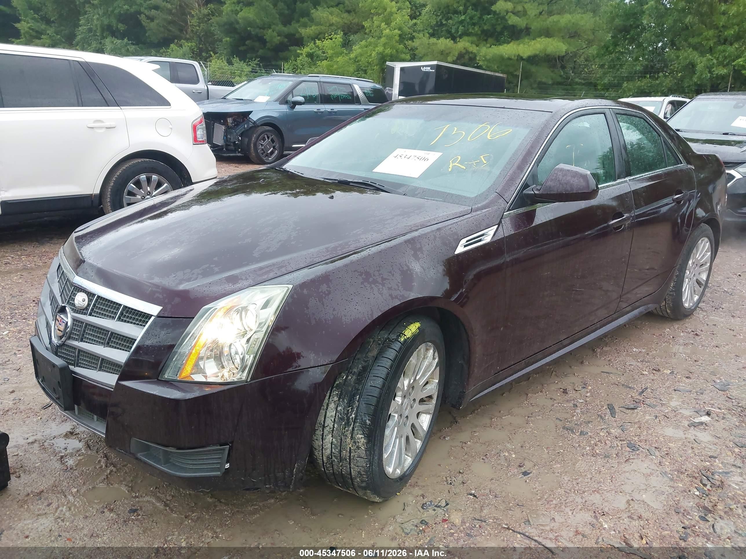 2010 Cadillac Cts Luxury Purple vin: 1G6DG5EG0A0104945