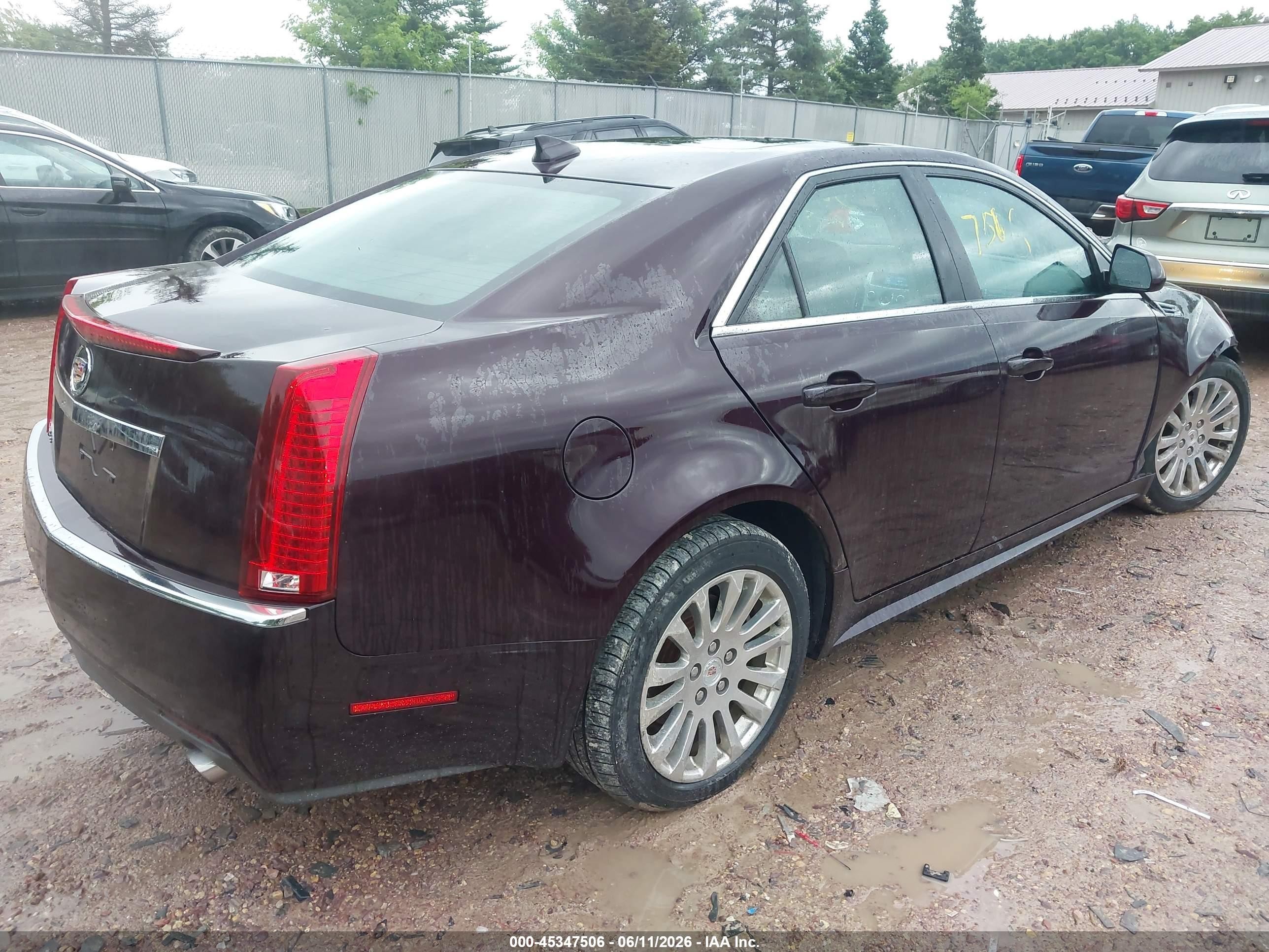 2010 Cadillac Cts Luxury Purple vin: 1G6DG5EG0A0104945