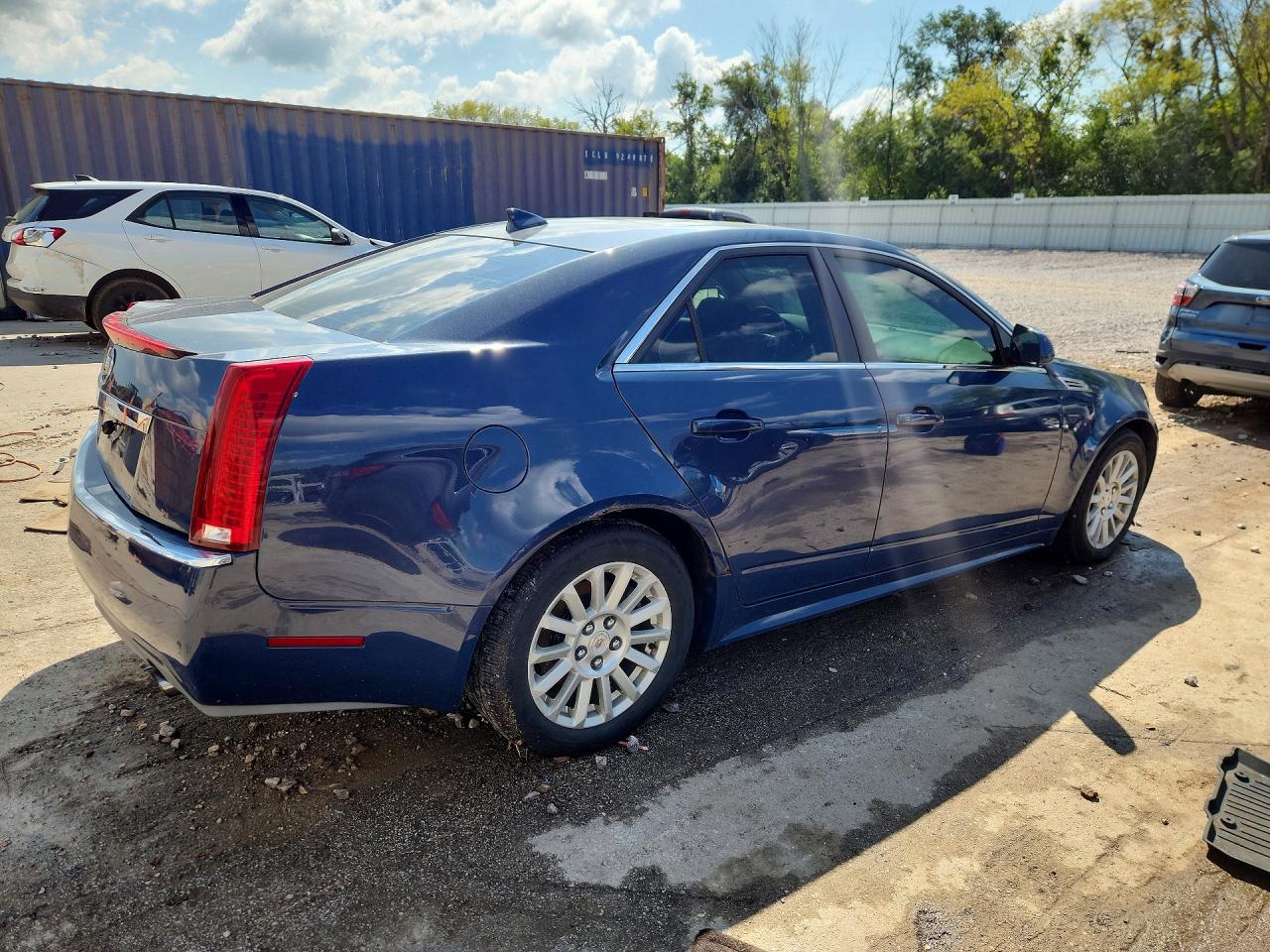 2010 Cadillac Cts Luxury Collection Blue vin: 1G6DG5EG2A0105577
