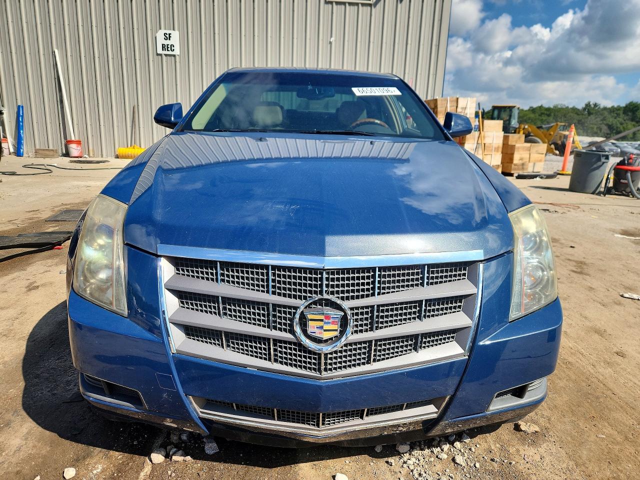 2010 Cadillac Cts Luxury Collection Blue vin: 1G6DG5EG2A0105577