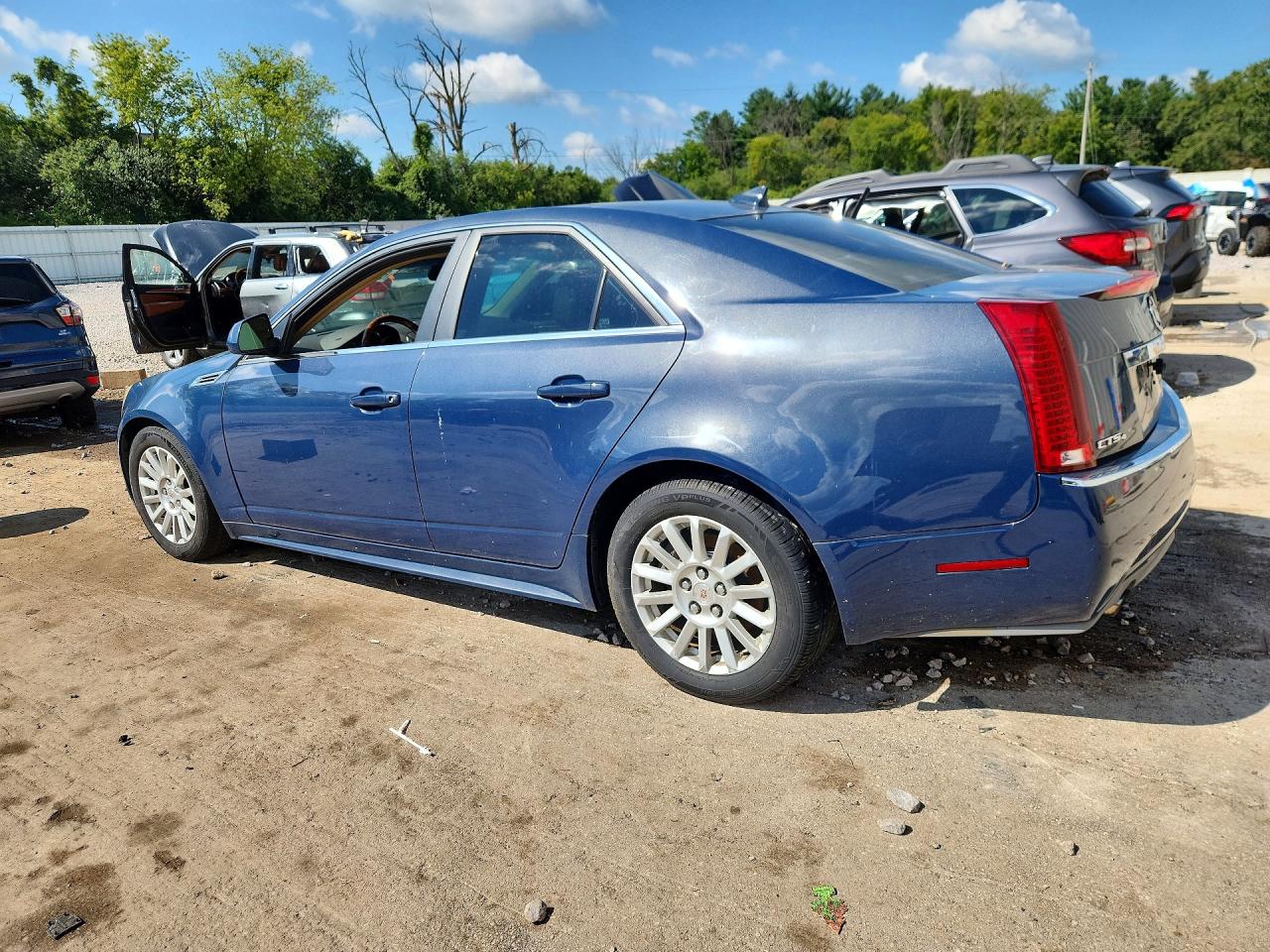 2010 Cadillac Cts Luxury Collection Blue vin: 1G6DG5EG2A0105577
