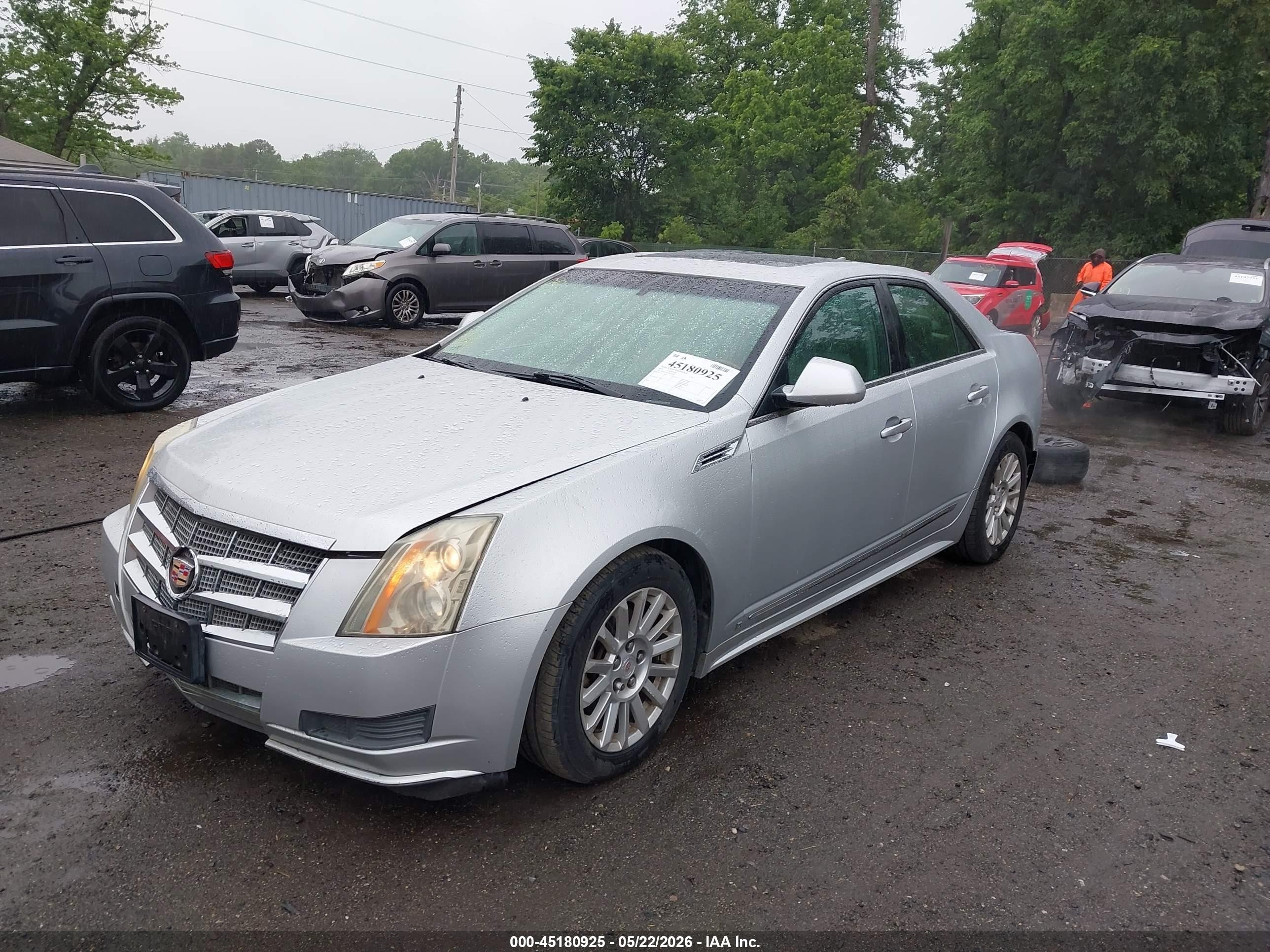 2010 Cadillac Cts Luxury Silver vin: 1G6DG5EG3A0101084