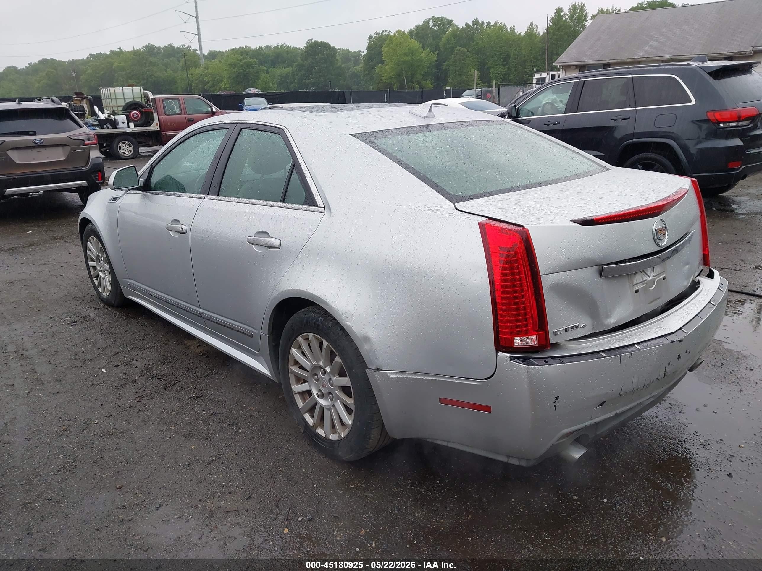 2010 Cadillac Cts Luxury Silver vin: 1G6DG5EG3A0101084