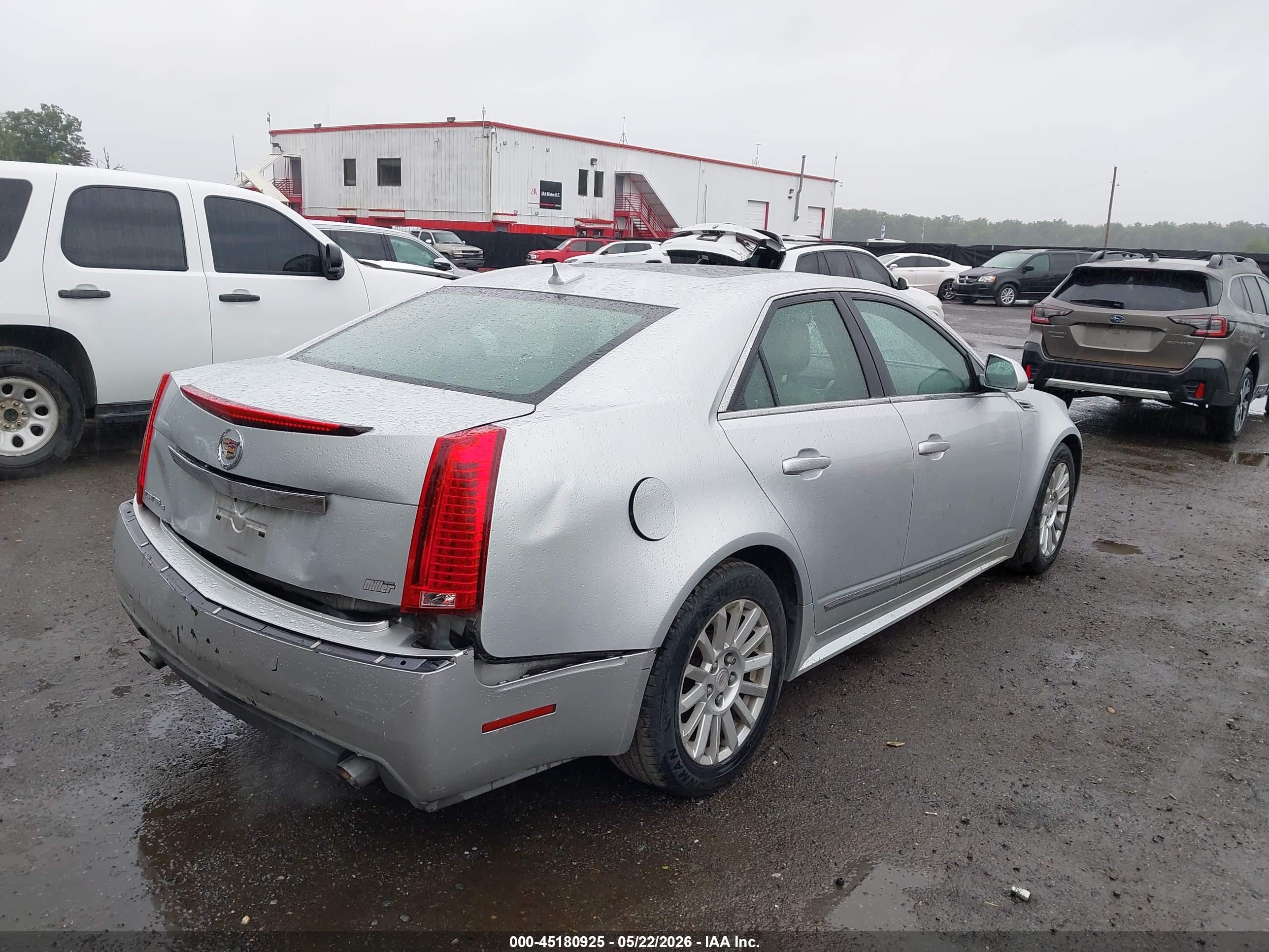2010 Cadillac Cts Luxury Silver vin: 1G6DG5EG3A0101084