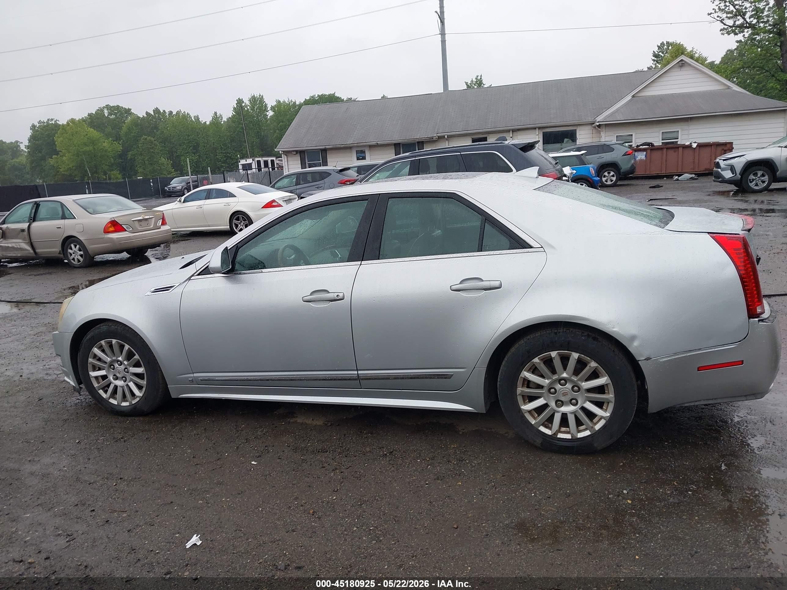 2010 Cadillac Cts Luxury Silver vin: 1G6DG5EG3A0101084
