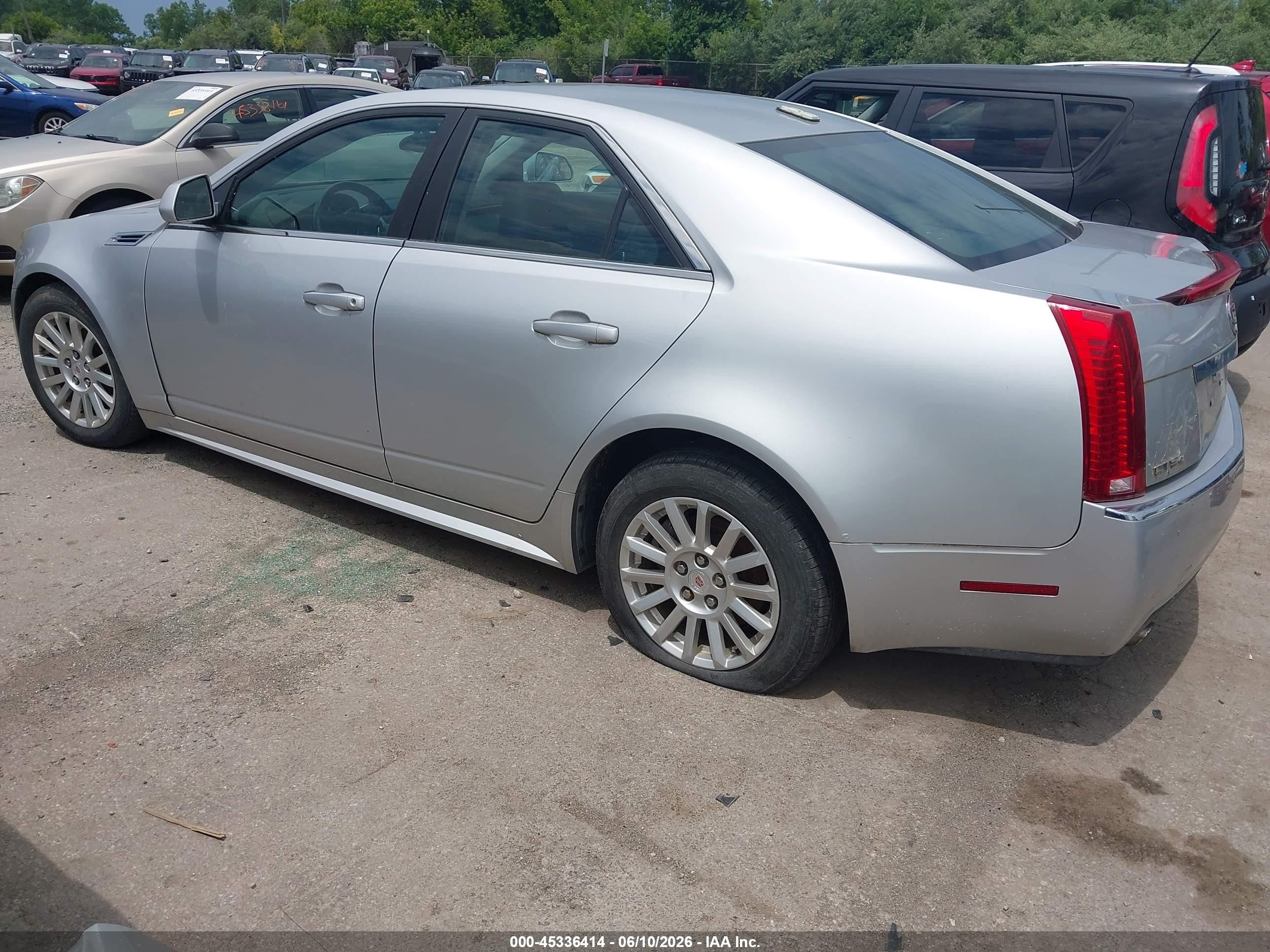 2010 Cadillac Cts Luxury Silver vin: 1G6DG5EG3A0121156